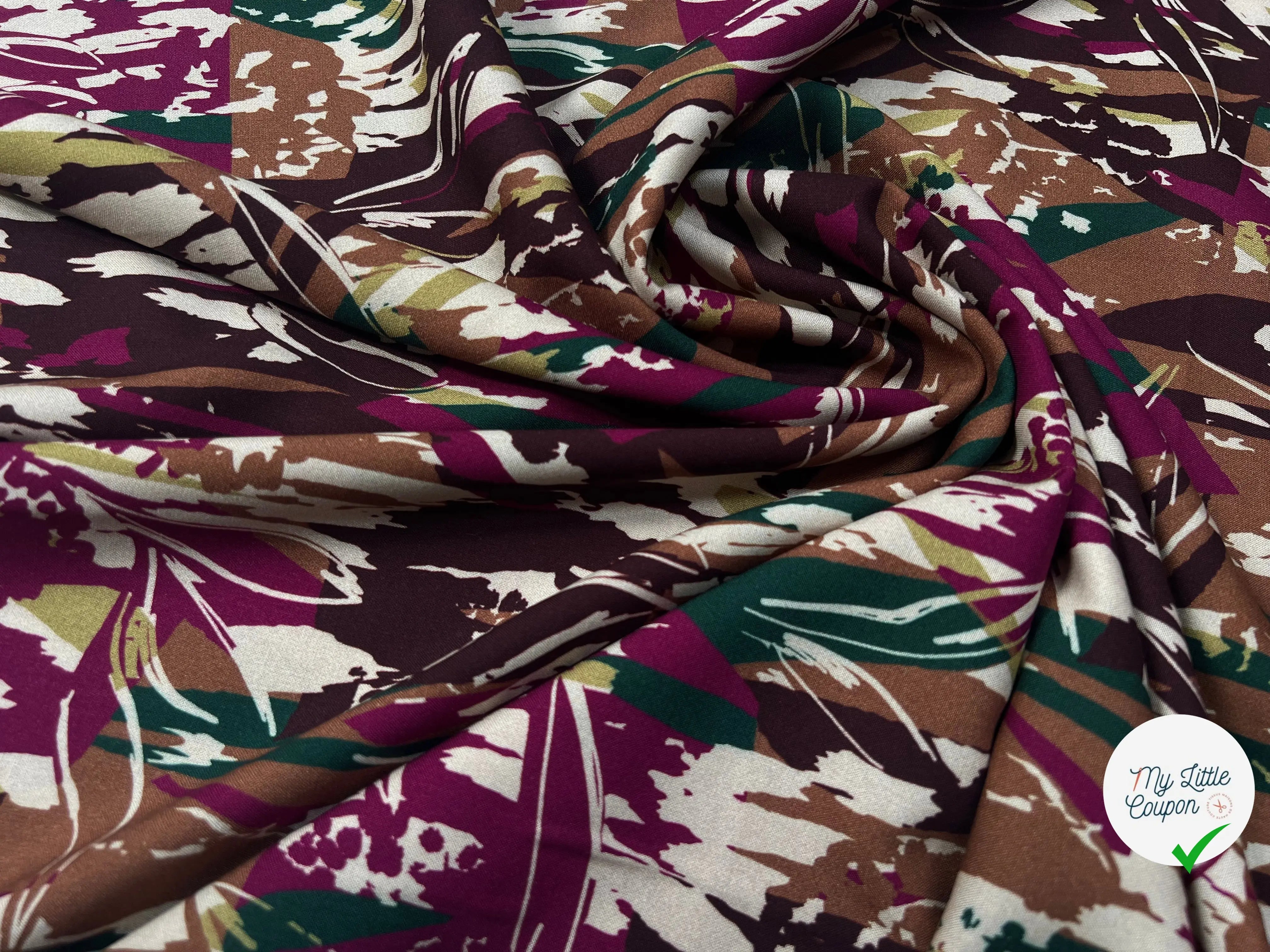VISCOSE MASSIO CARAMEL / DALHIA - My Little Coupon