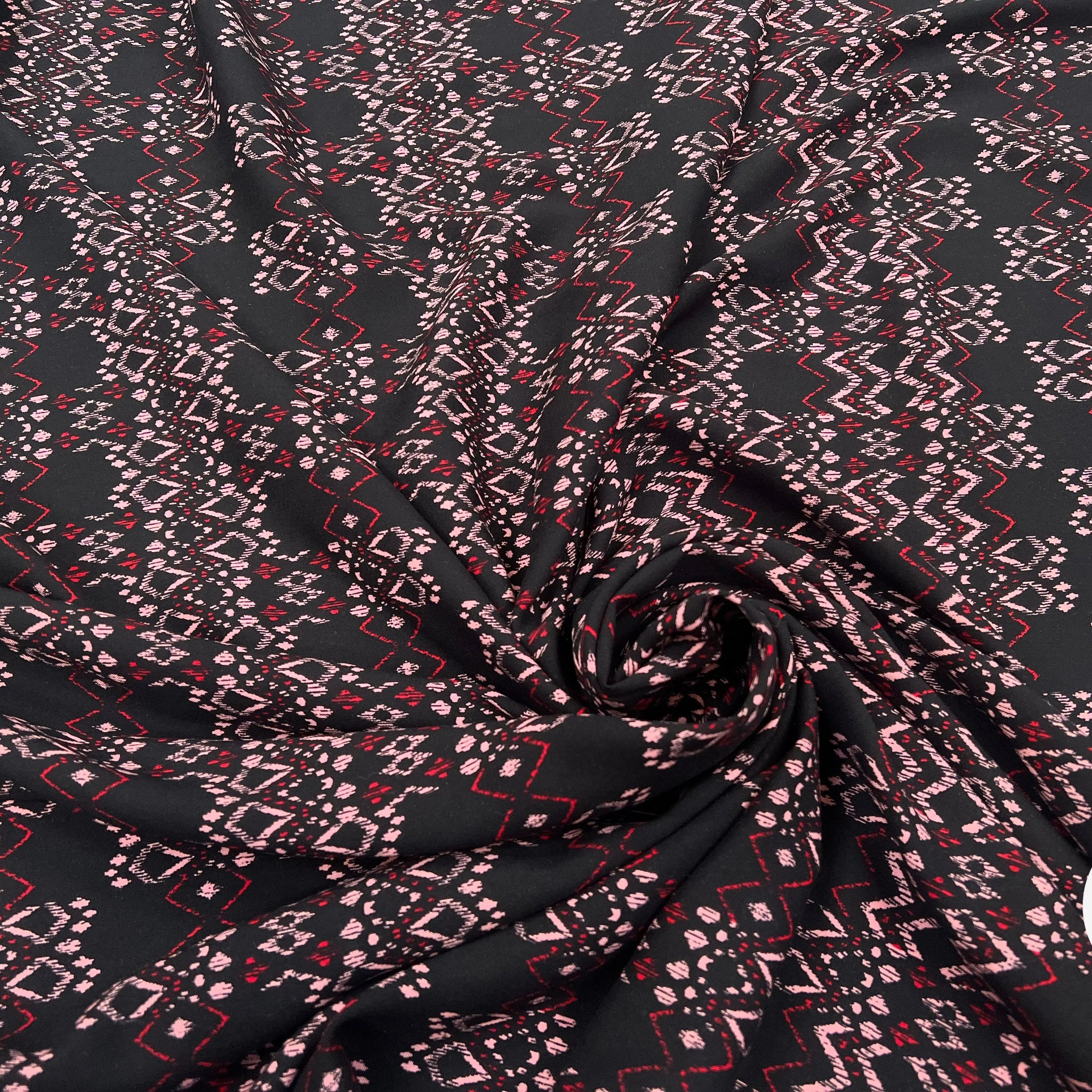 VISCOSE MOTIF TRIBAL MSO