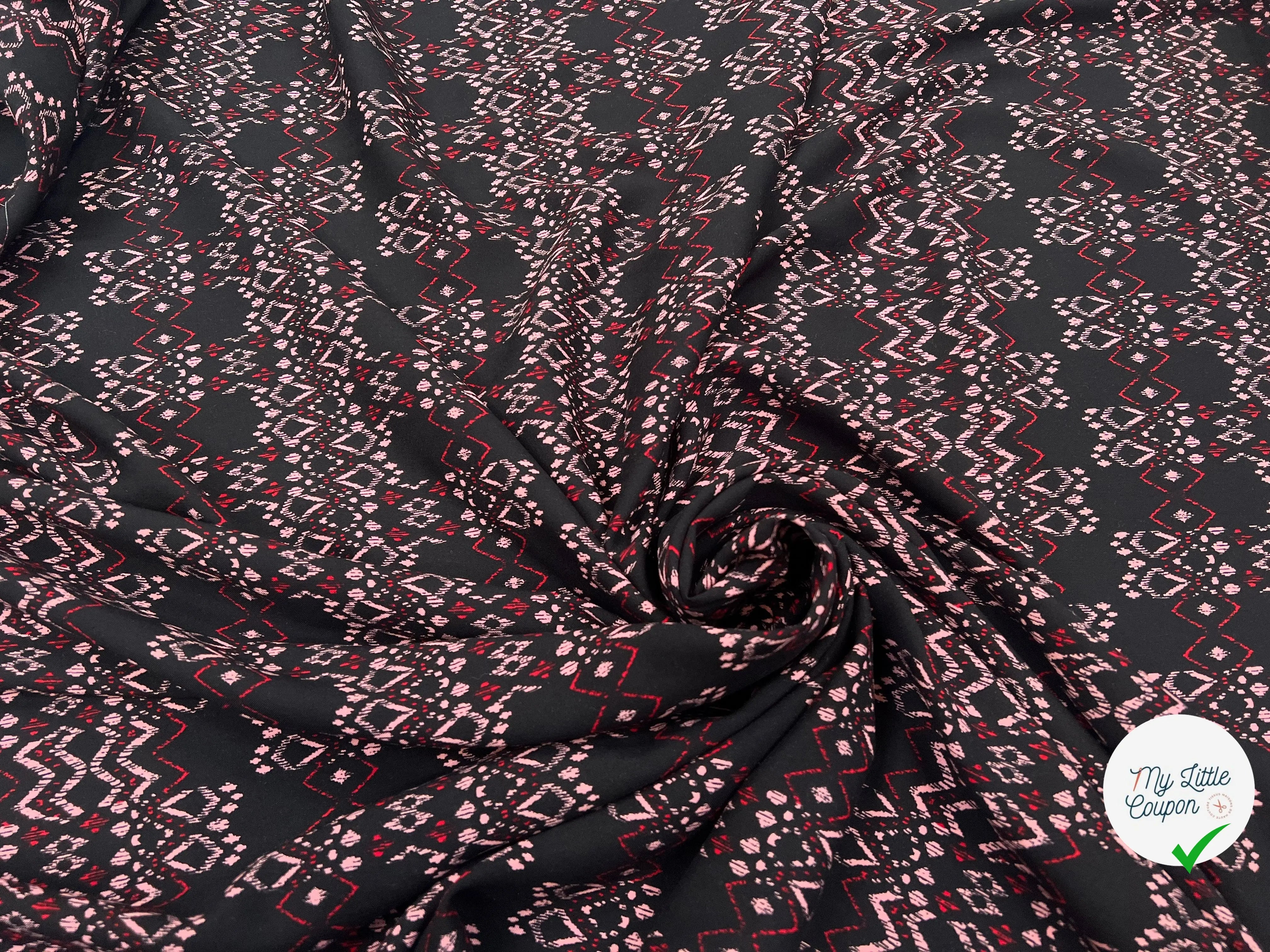 VISCOSE MOTIF TRIBAL MSO