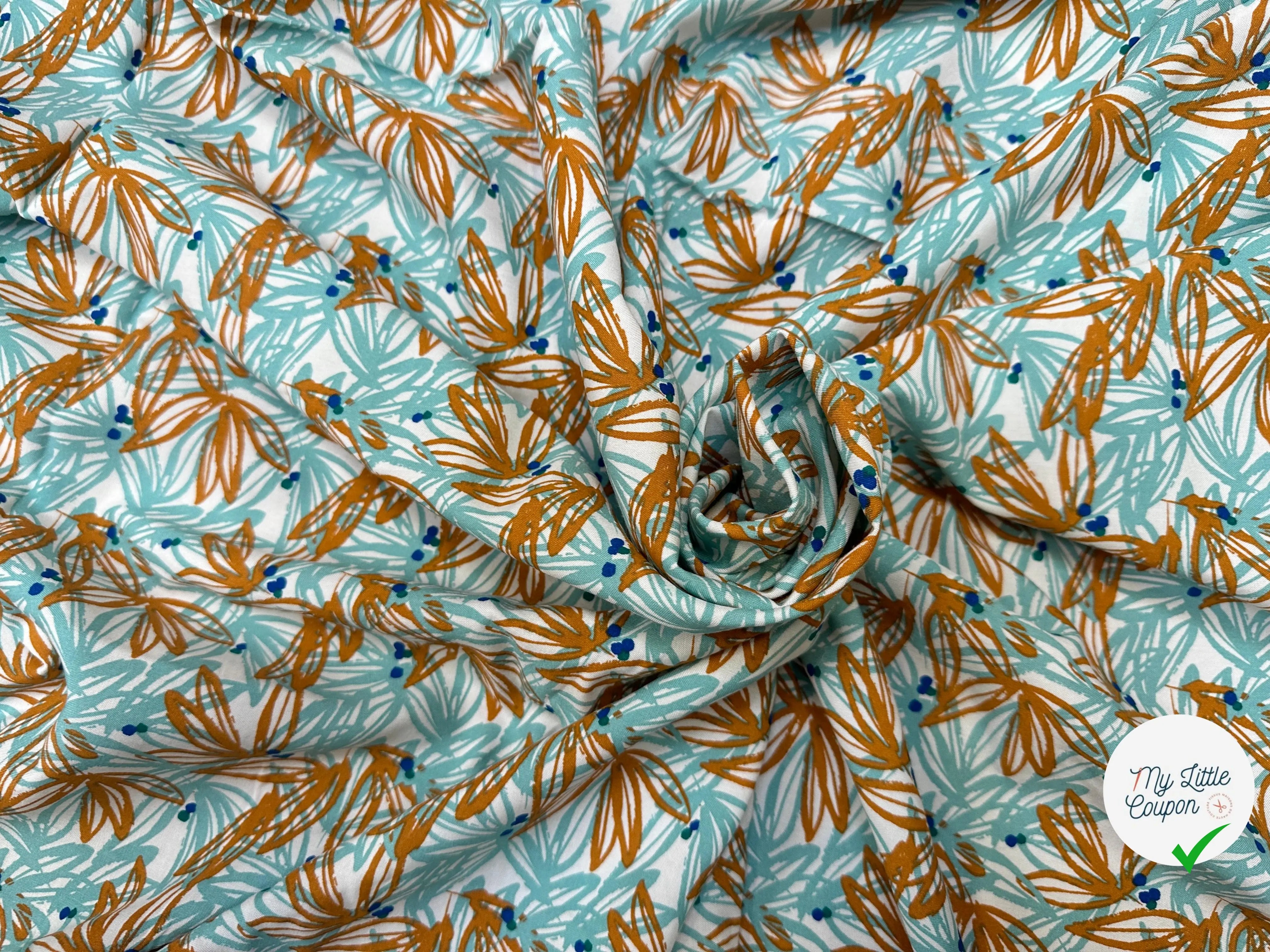 VISCOSE NABALI MENTHE / ROUILLE 2B D9X 150 - My Little Coupon