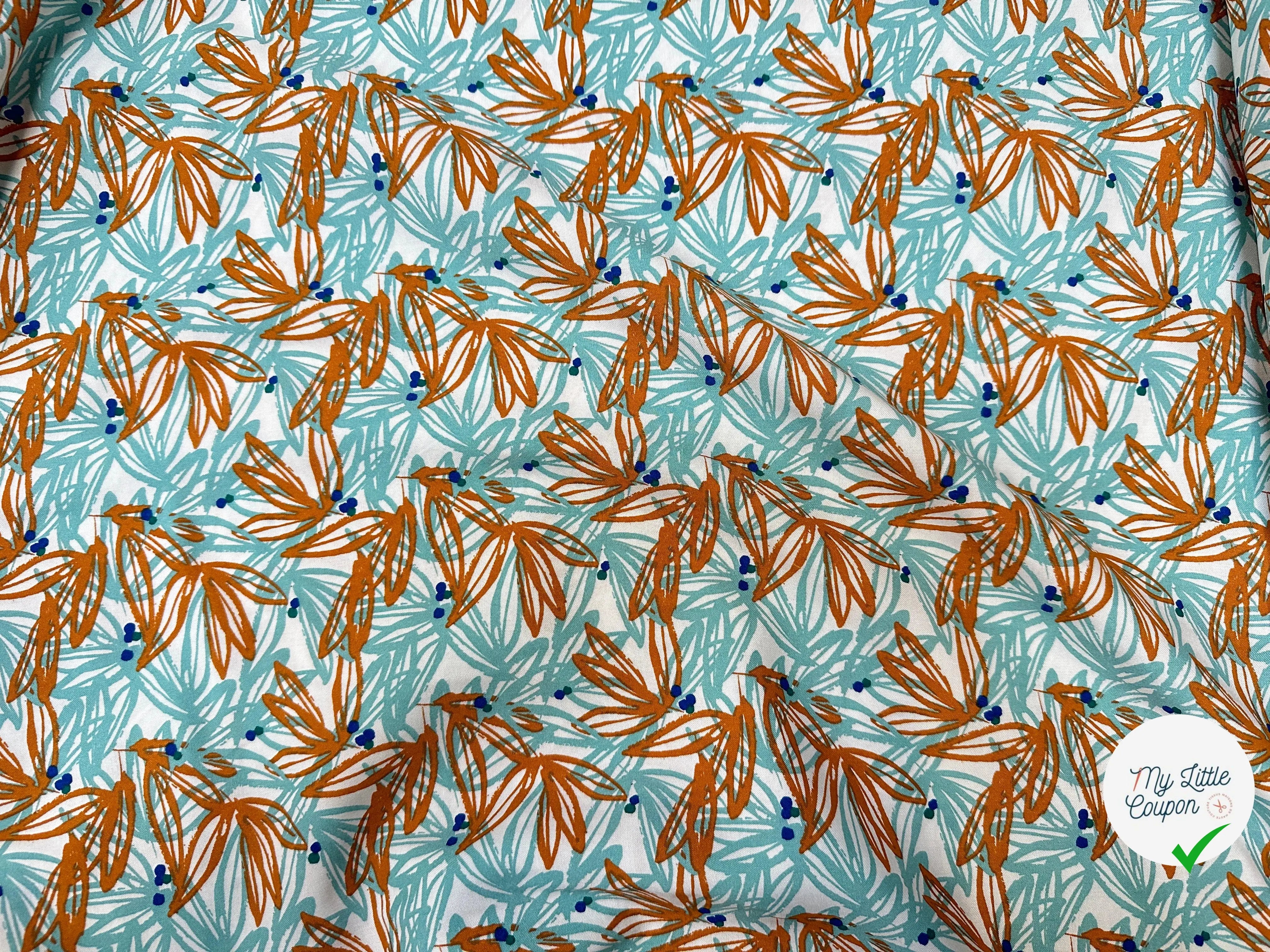 VISCOSE NABALI MENTHE / ROUILLE 2B D9X 150 - My Little Coupon