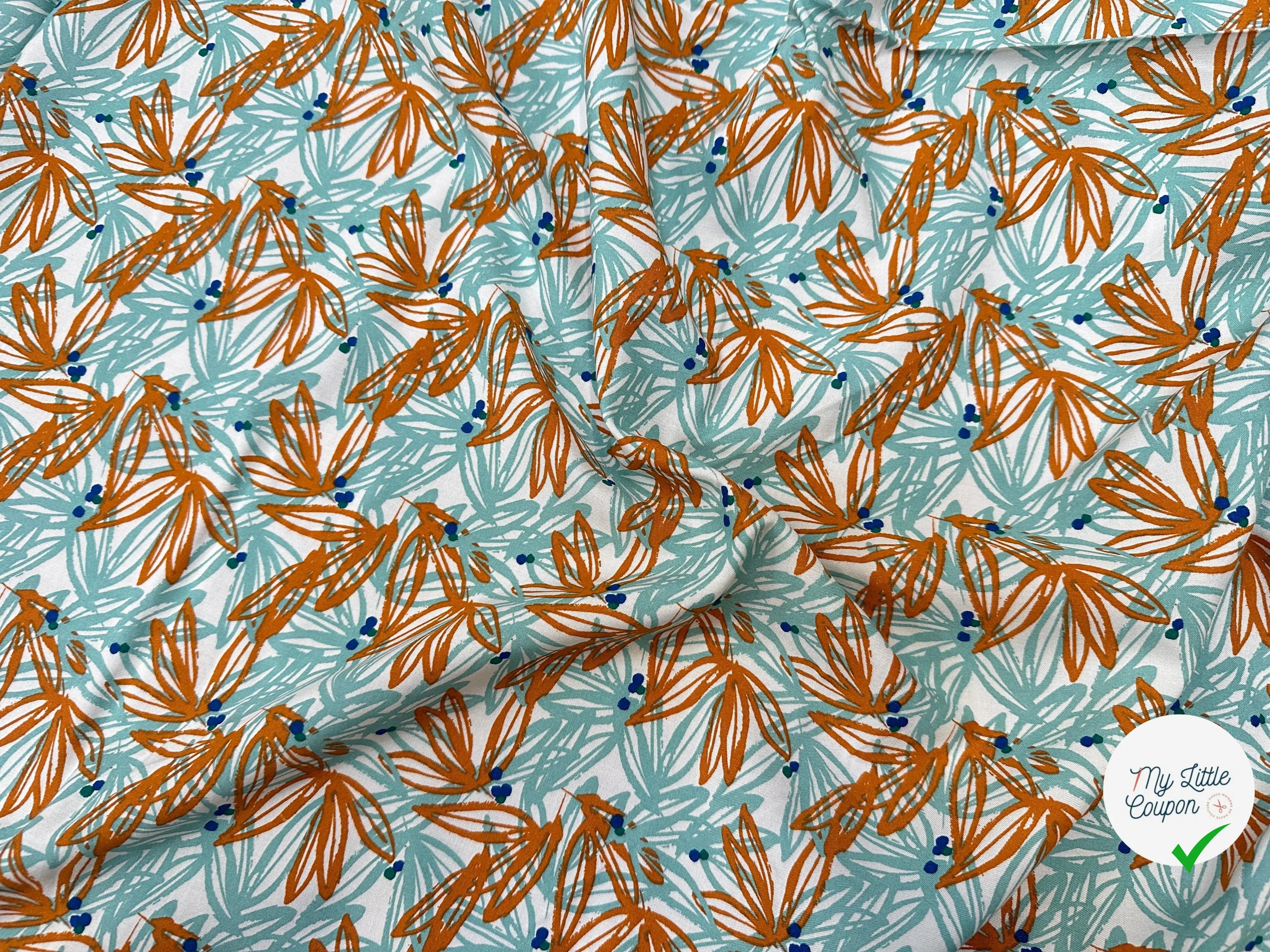 VISCOSE NABALI MENTHE / ROUILLE 2B D9X 150 - My Little Coupon