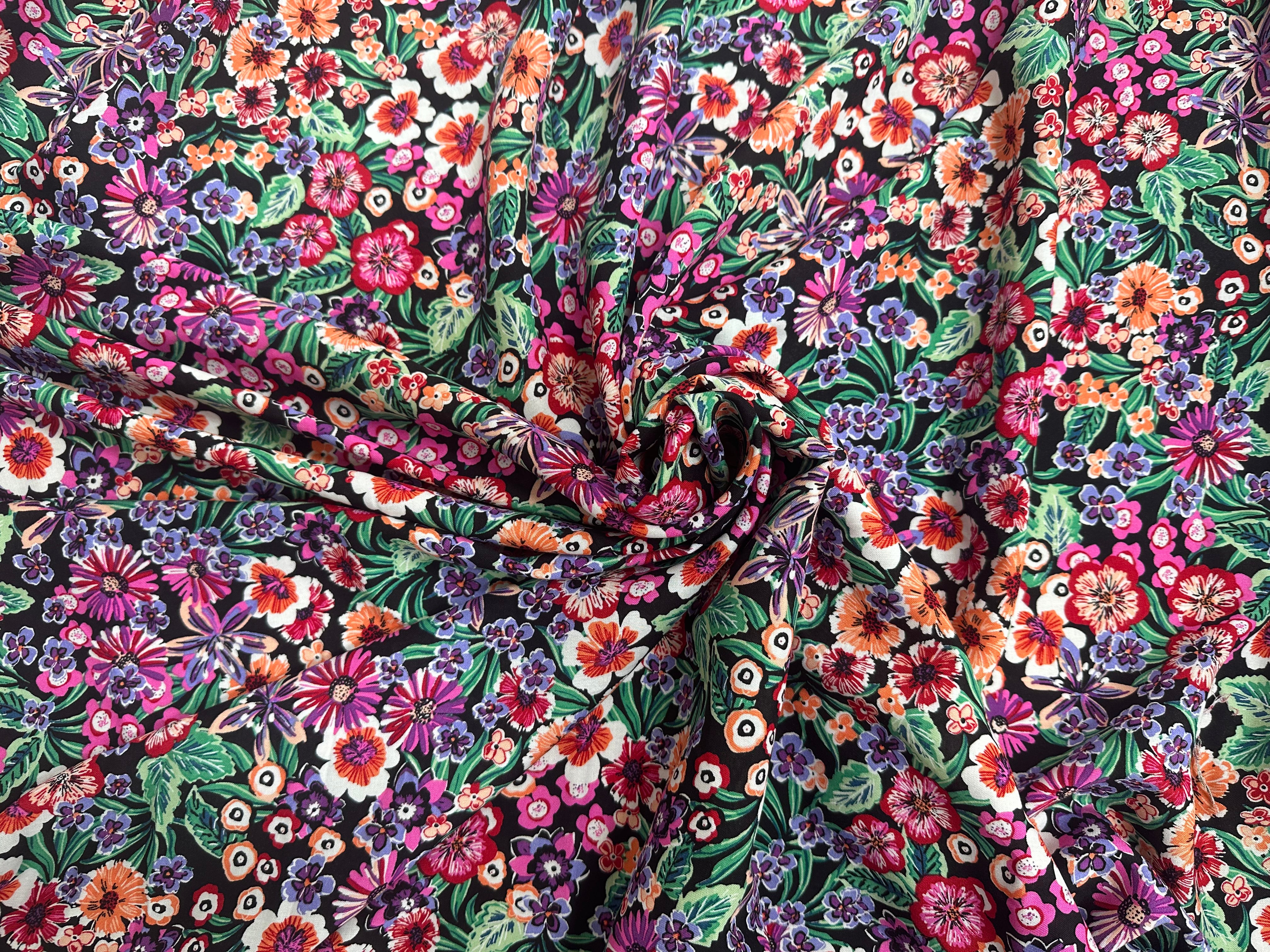 VISCOSE ORPHEE VIOLET OEKO-TEX - My Little Coupon