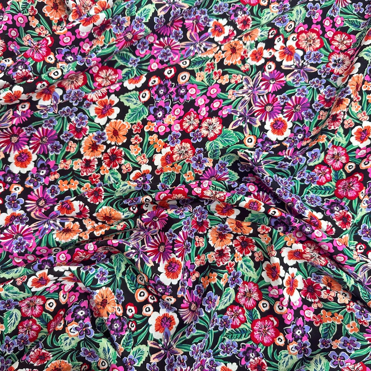 VISCOSE ORPHEE VIOLET OEKO-TEX - My Little Coupon