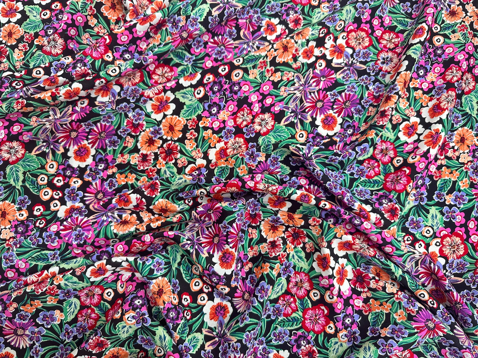 VISCOSE ORPHEE VIOLET OEKO-TEX - My Little Coupon