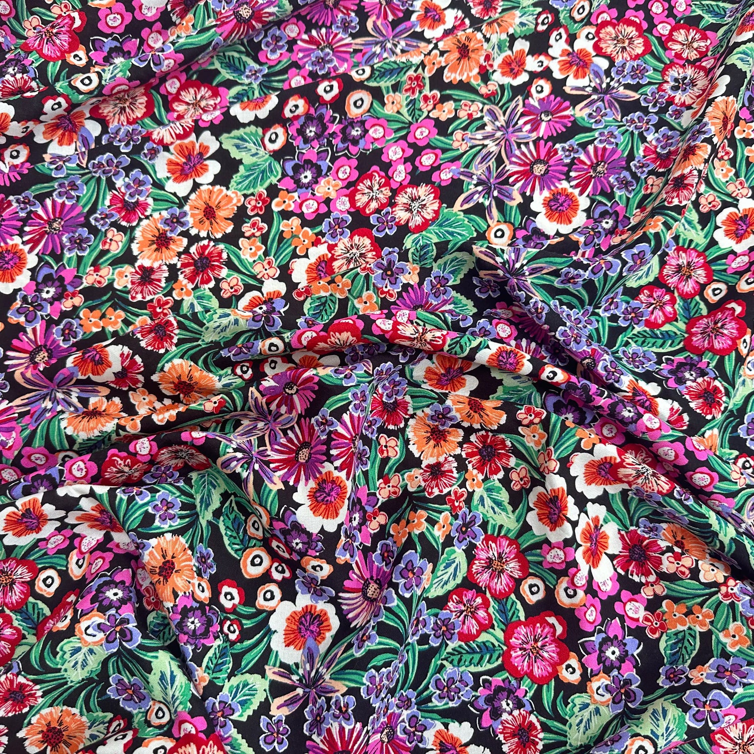 VISCOSE ORPHEE VIOLET OEKO-TEX - My Little Coupon
