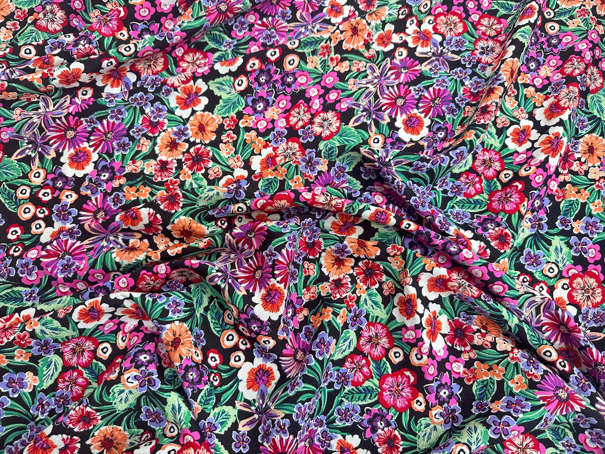 VISCOSE ORPHEE VIOLET OEKO-TEX - My Little Coupon