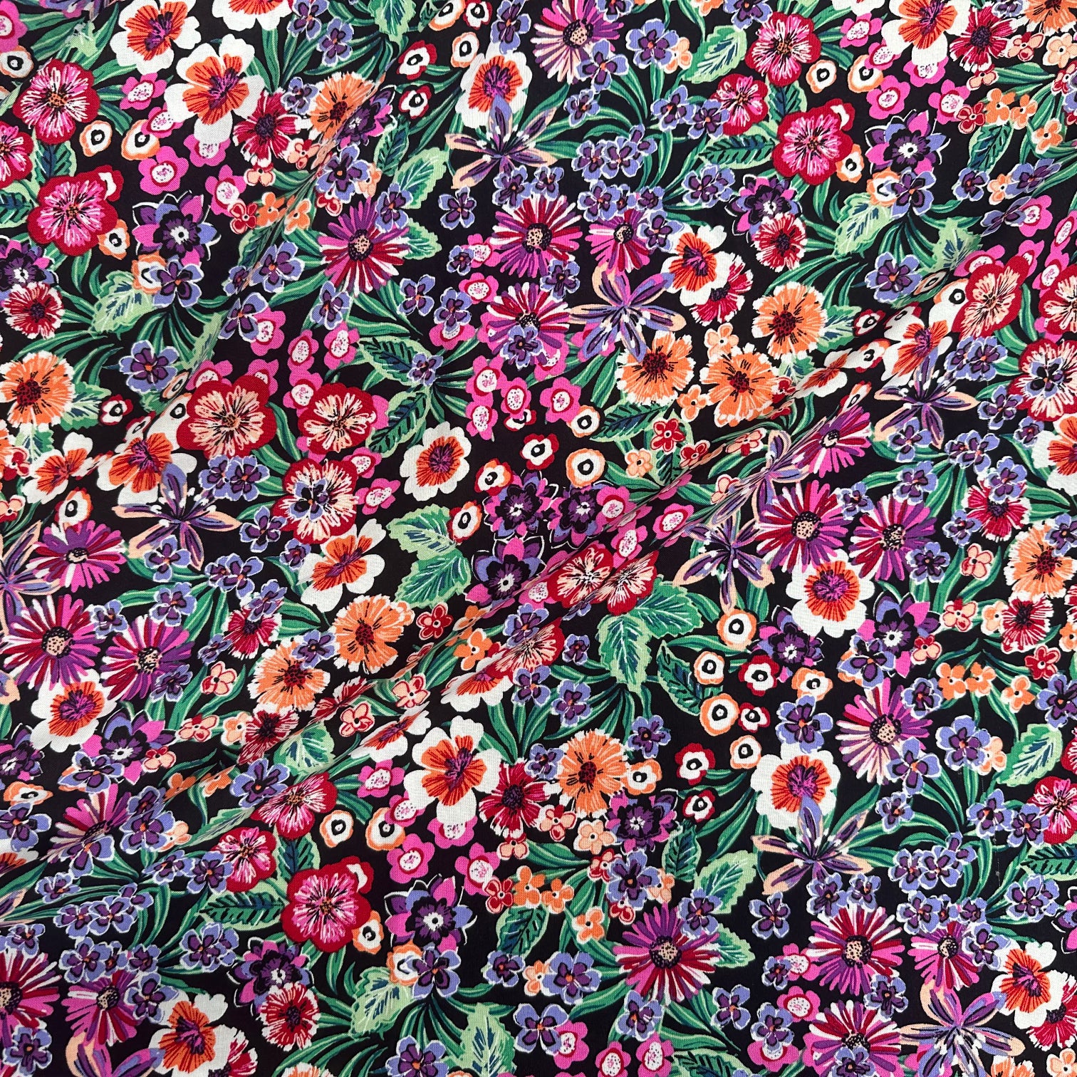 VISCOSE ORPHEE VIOLET OEKO-TEX - My Little Coupon