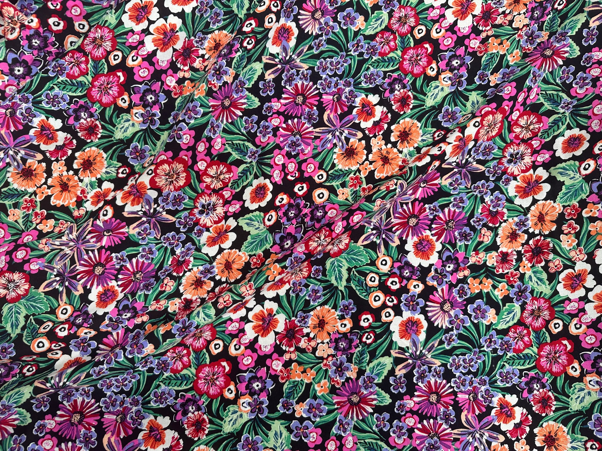 VISCOSE ORPHEE VIOLET OEKO-TEX - My Little Coupon
