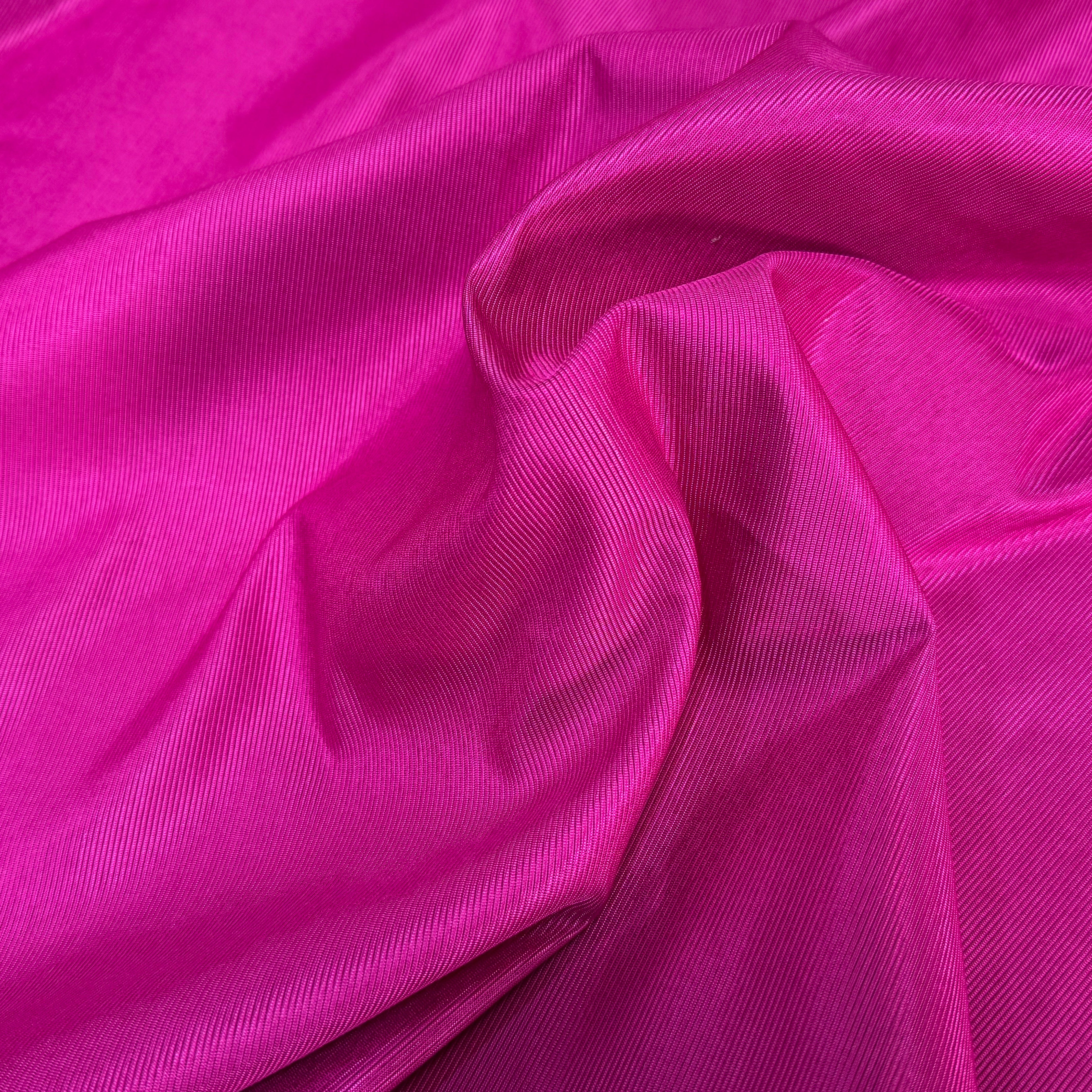 VISCOSE OTTOMAN TRAITEMENT TÉFLON ROSE FUSHIA - My Little Coupon