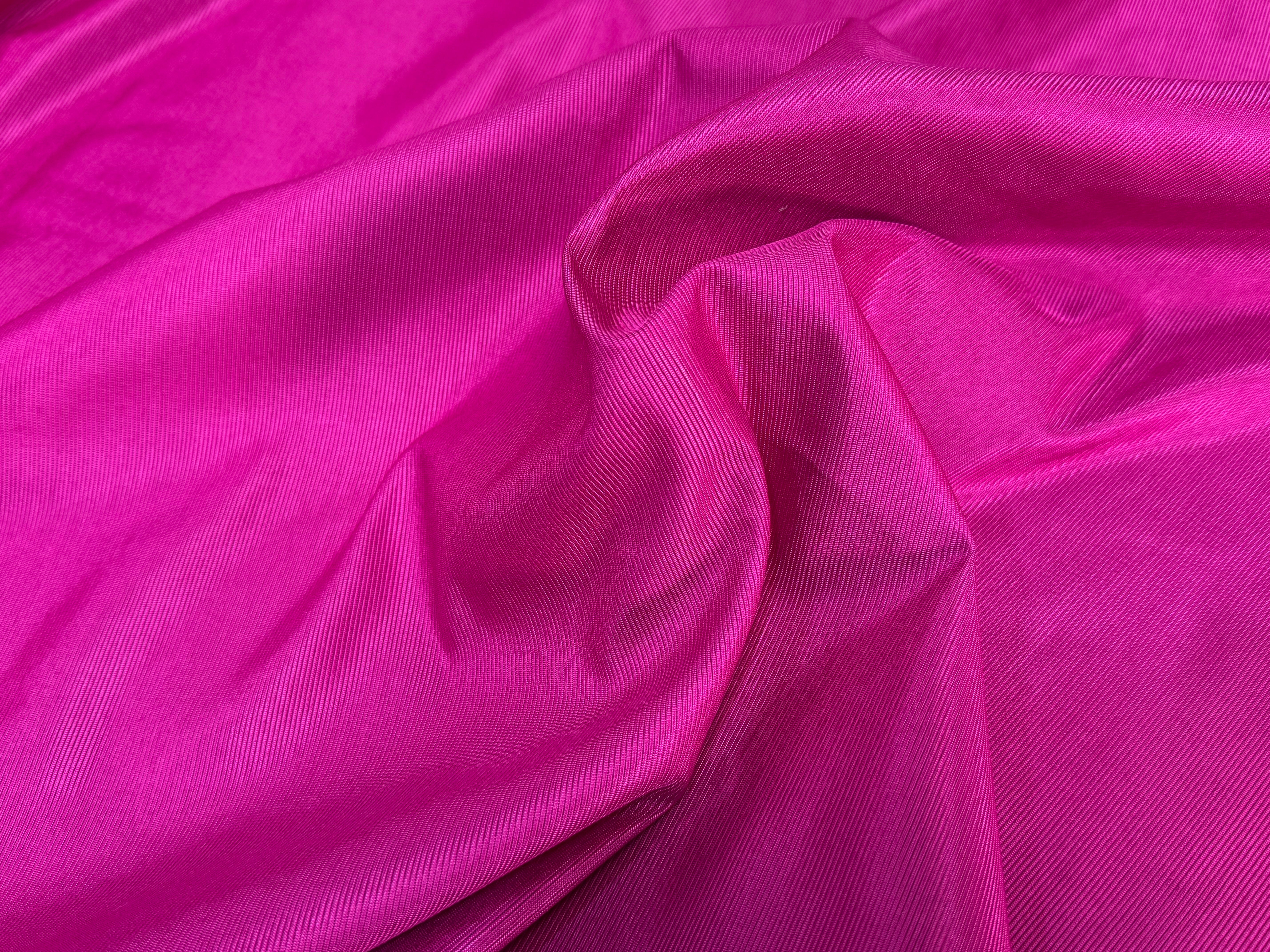 VISCOSE OTTOMAN TRAITEMENT TÉFLON ROSE FUSHIA - My Little Coupon