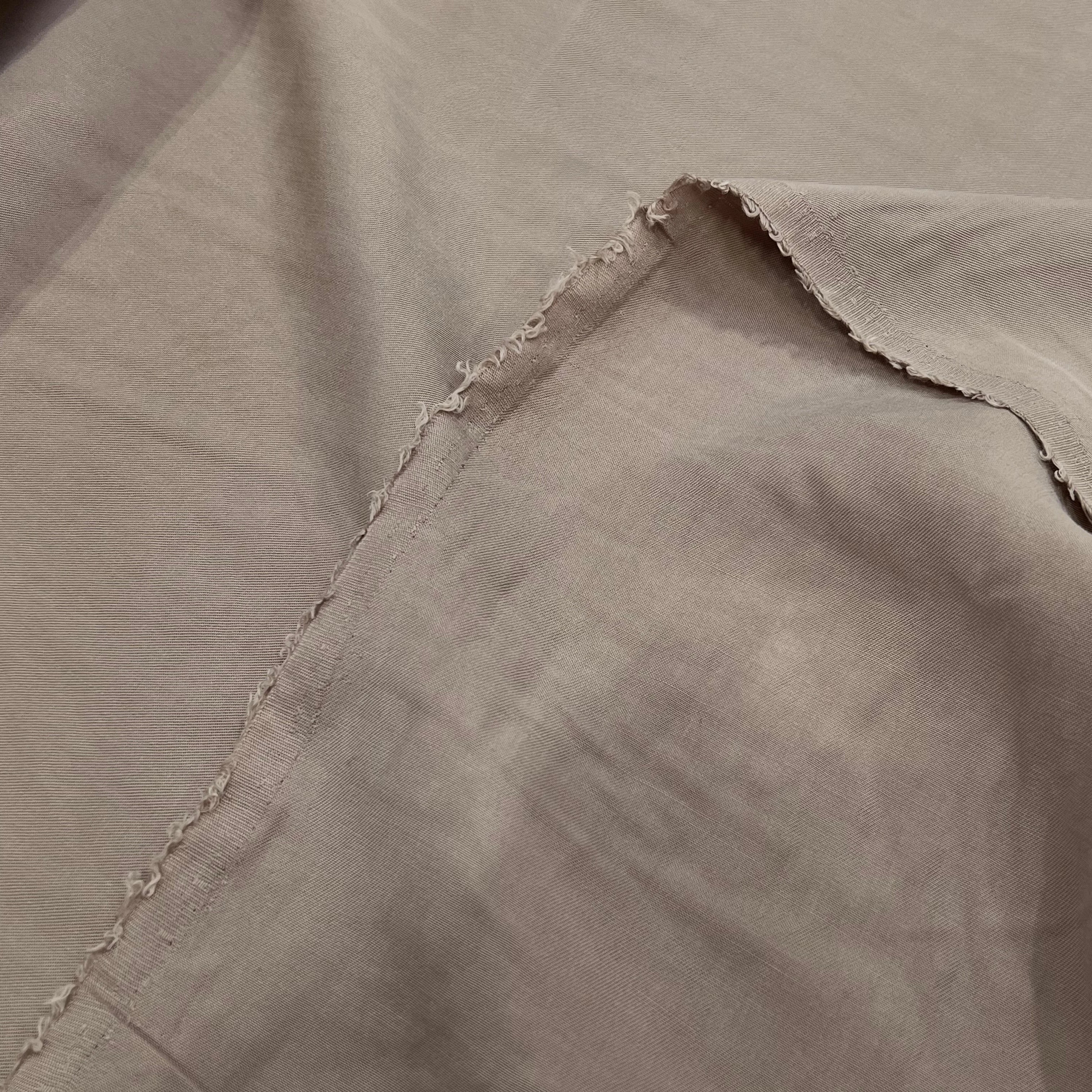 VISCOSE PEAU DE PECHE FLUIDE BEIGE FONCÉ - My Little Coupon