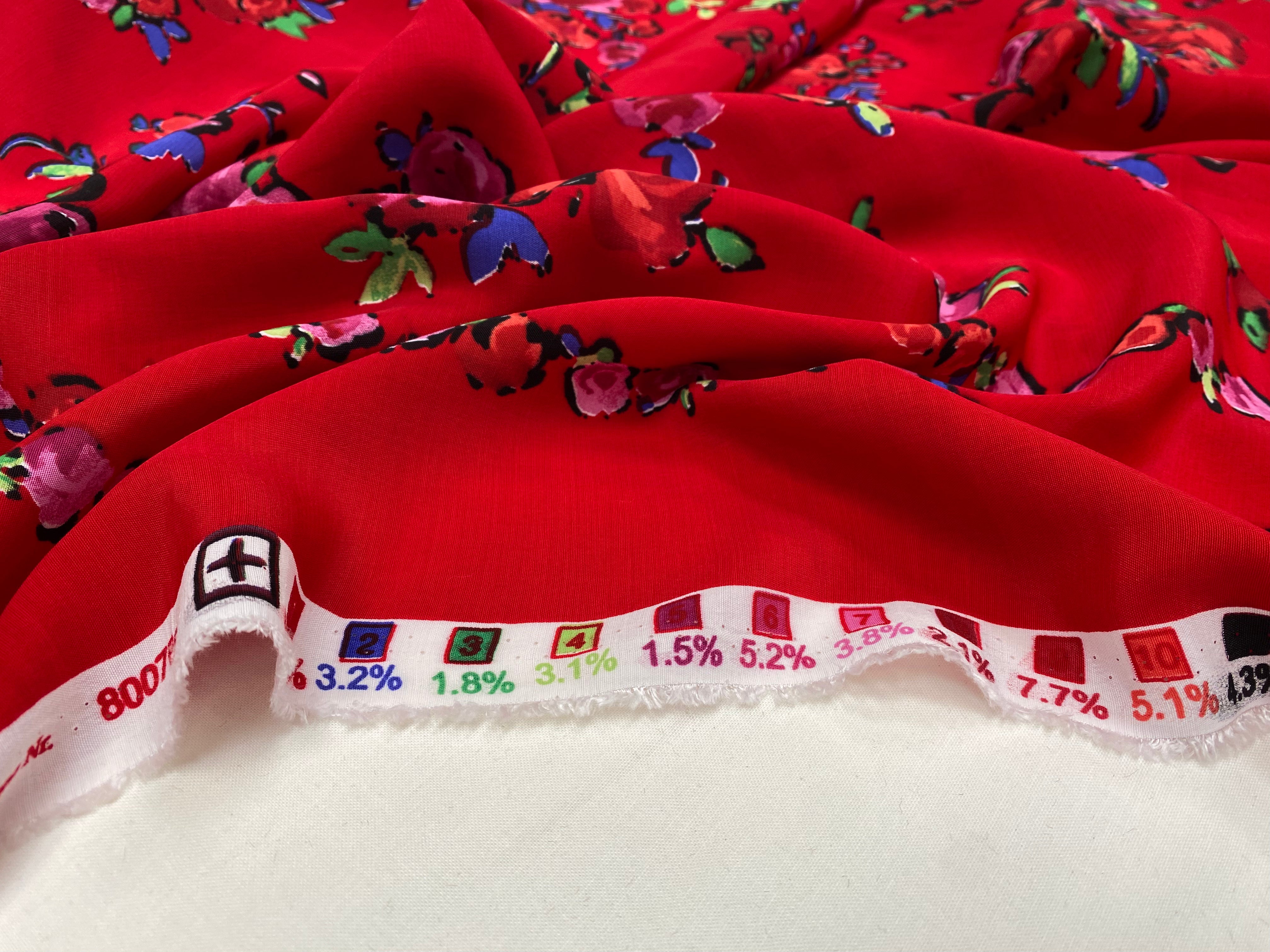 VISCOSE ROUGE DE FLEURS SUPERBEÂ - My Little Coupon
