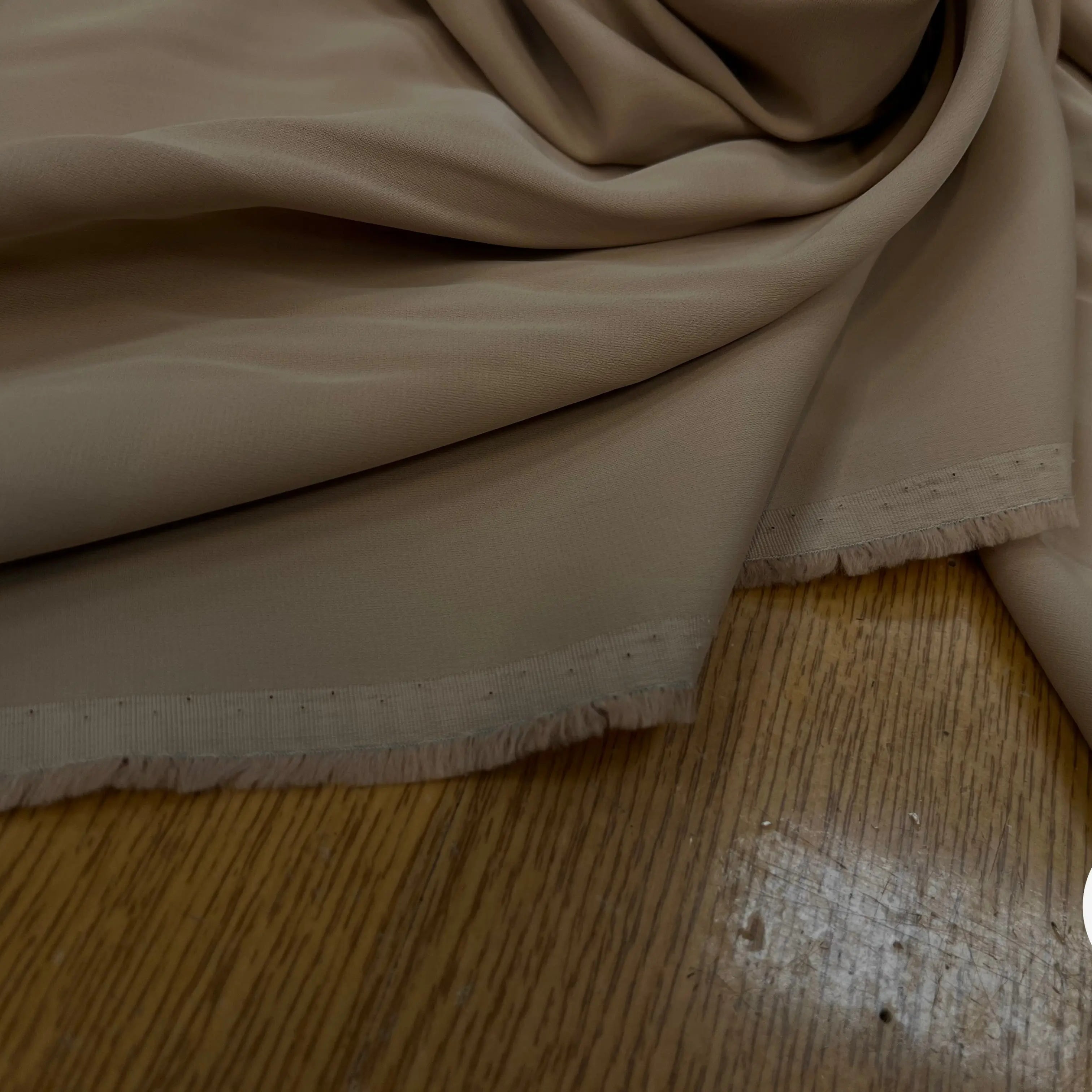 VISCOSE SATINÉE STRETCH ULTRA DOUX UNI SABLE - My Little Coupon