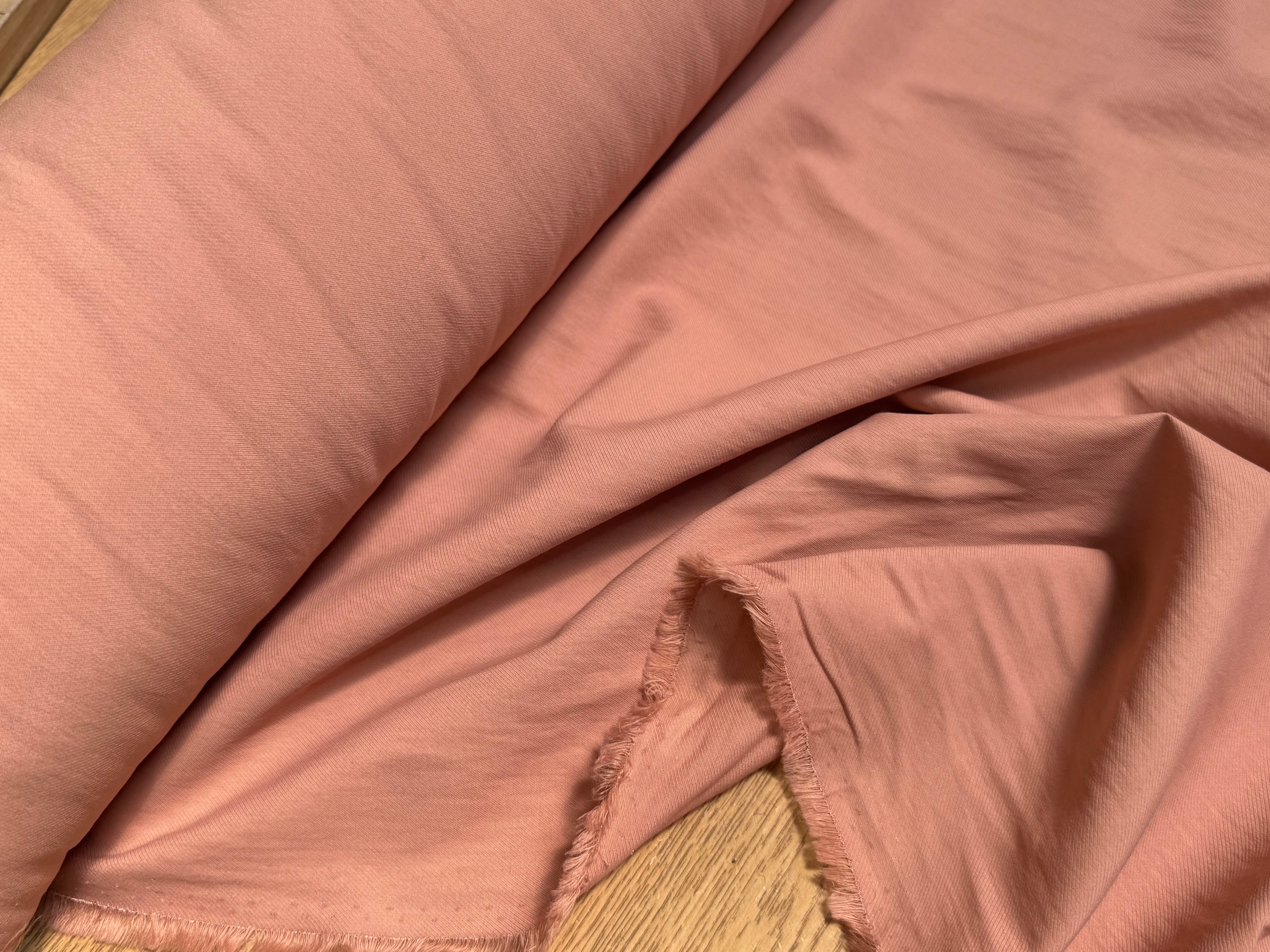 VISCOSE SERGÉE 34% COTON PECHE - My Little Coupon