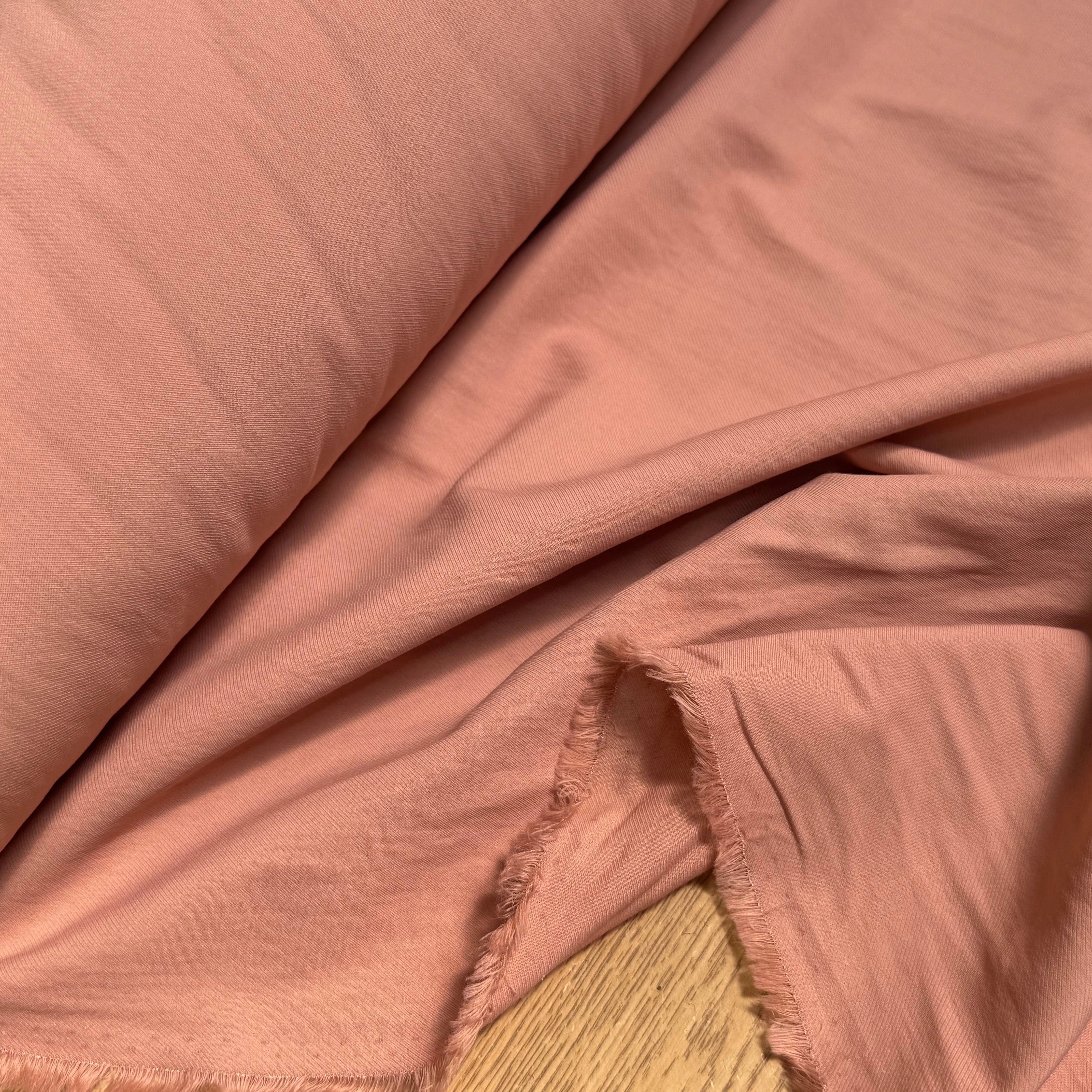 VISCOSE SERGÉE 34% COTON PECHE - My Little Coupon