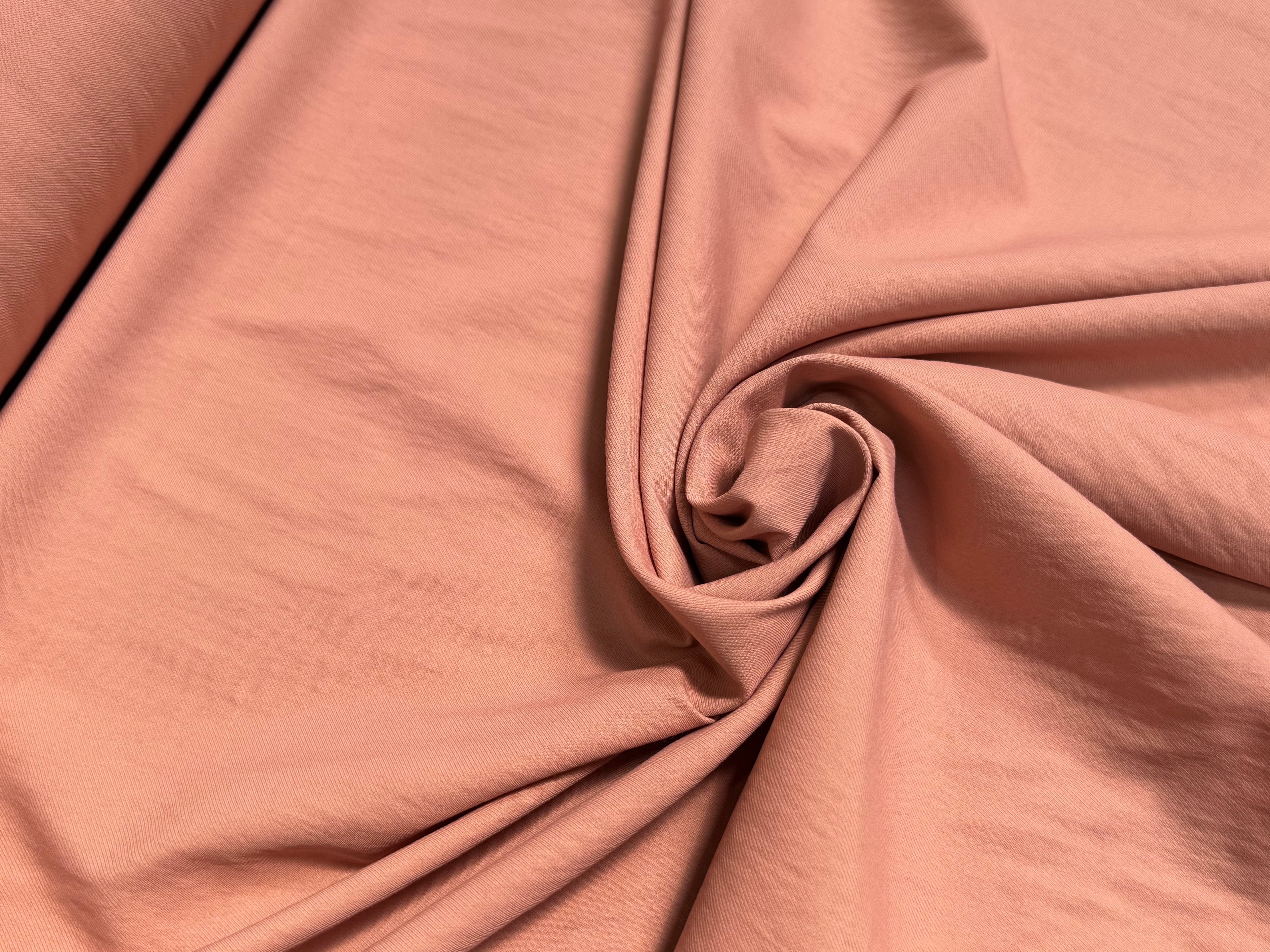 VISCOSE SERGÉE 34% COTON PECHE - My Little Coupon