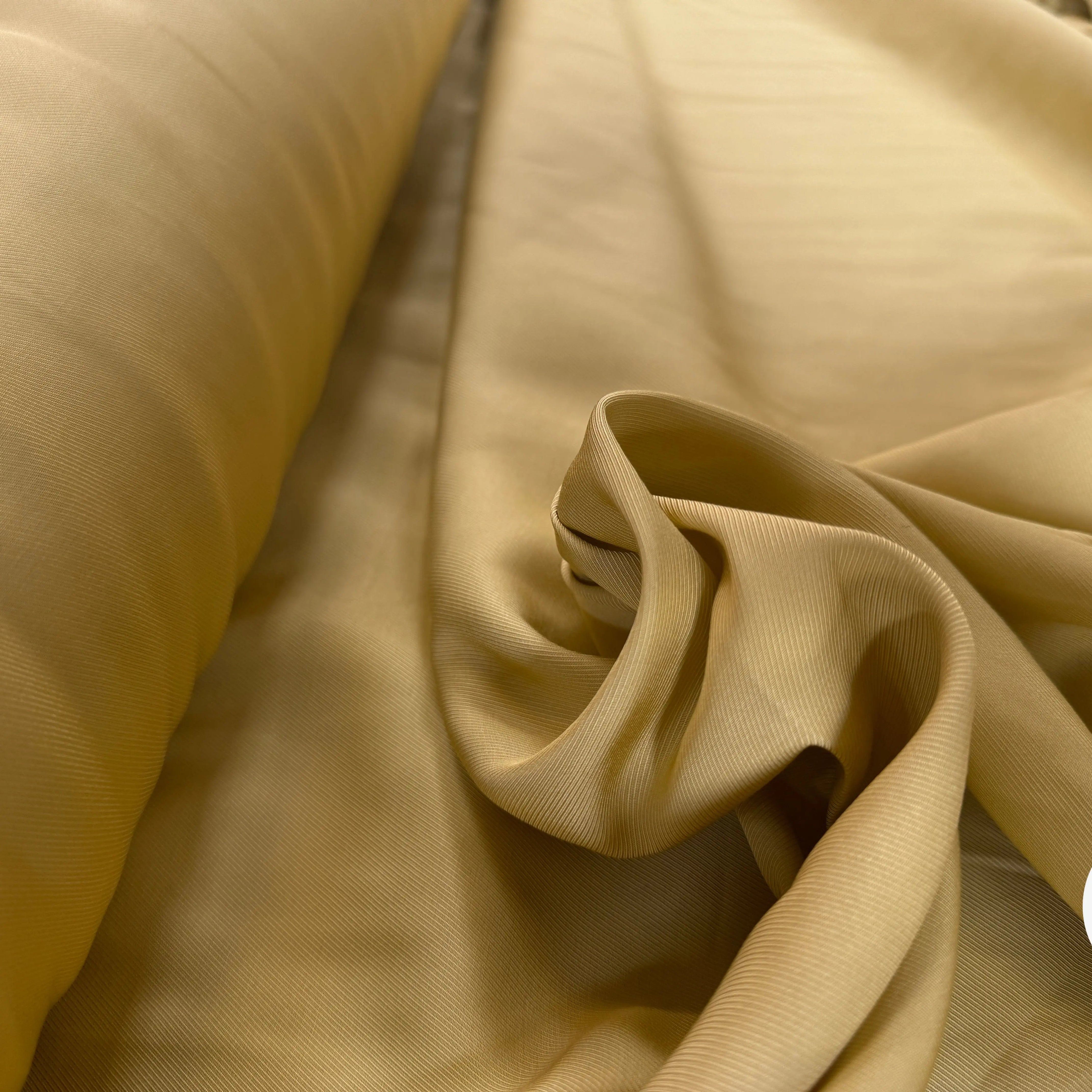 VISCOSE SERGÉE FROIDE JAUNE COMO - My Little Coupon