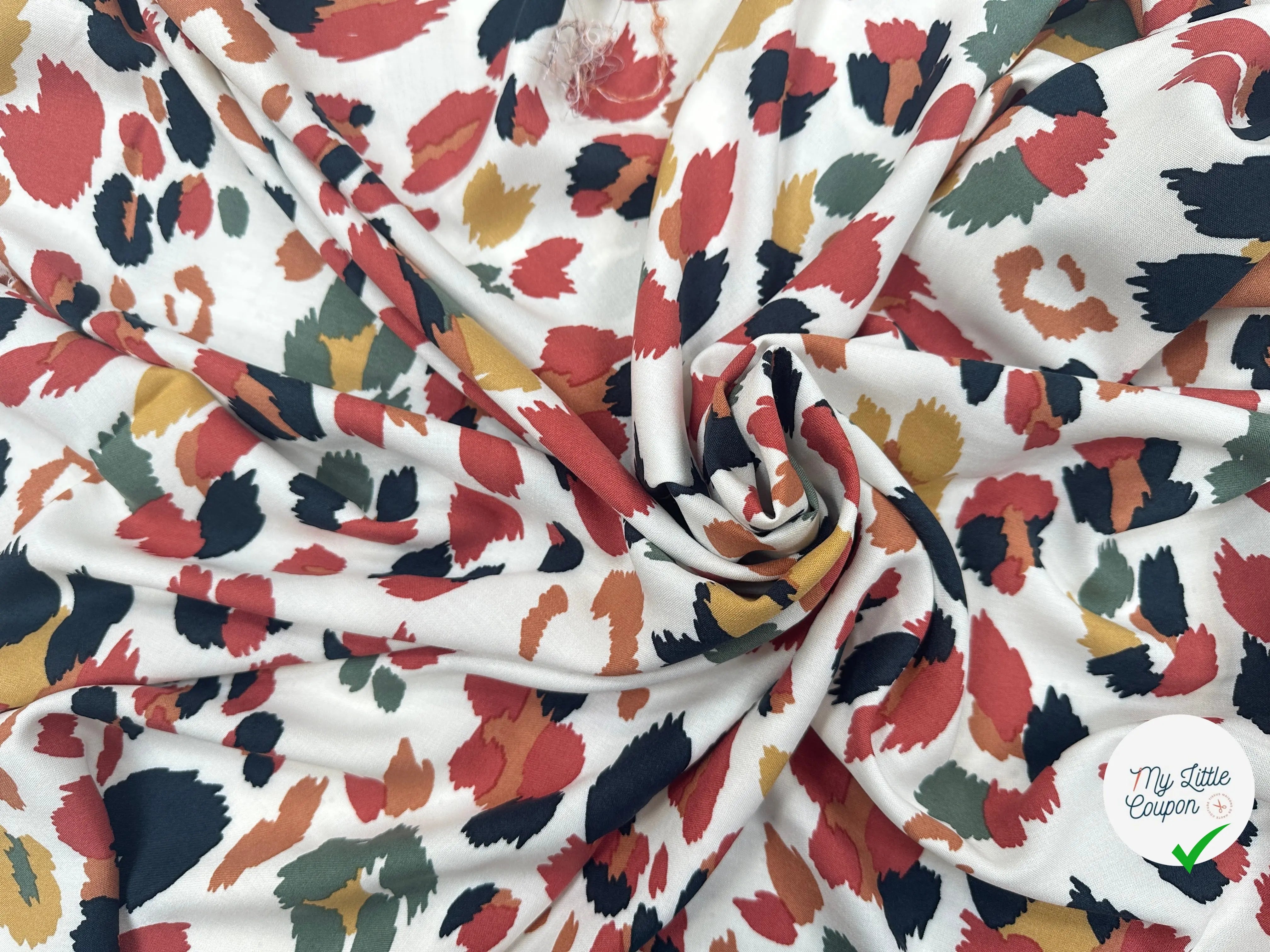 VISCOSE TACHE ANIMAL COULEUR AUTOMNE MLC INTERN