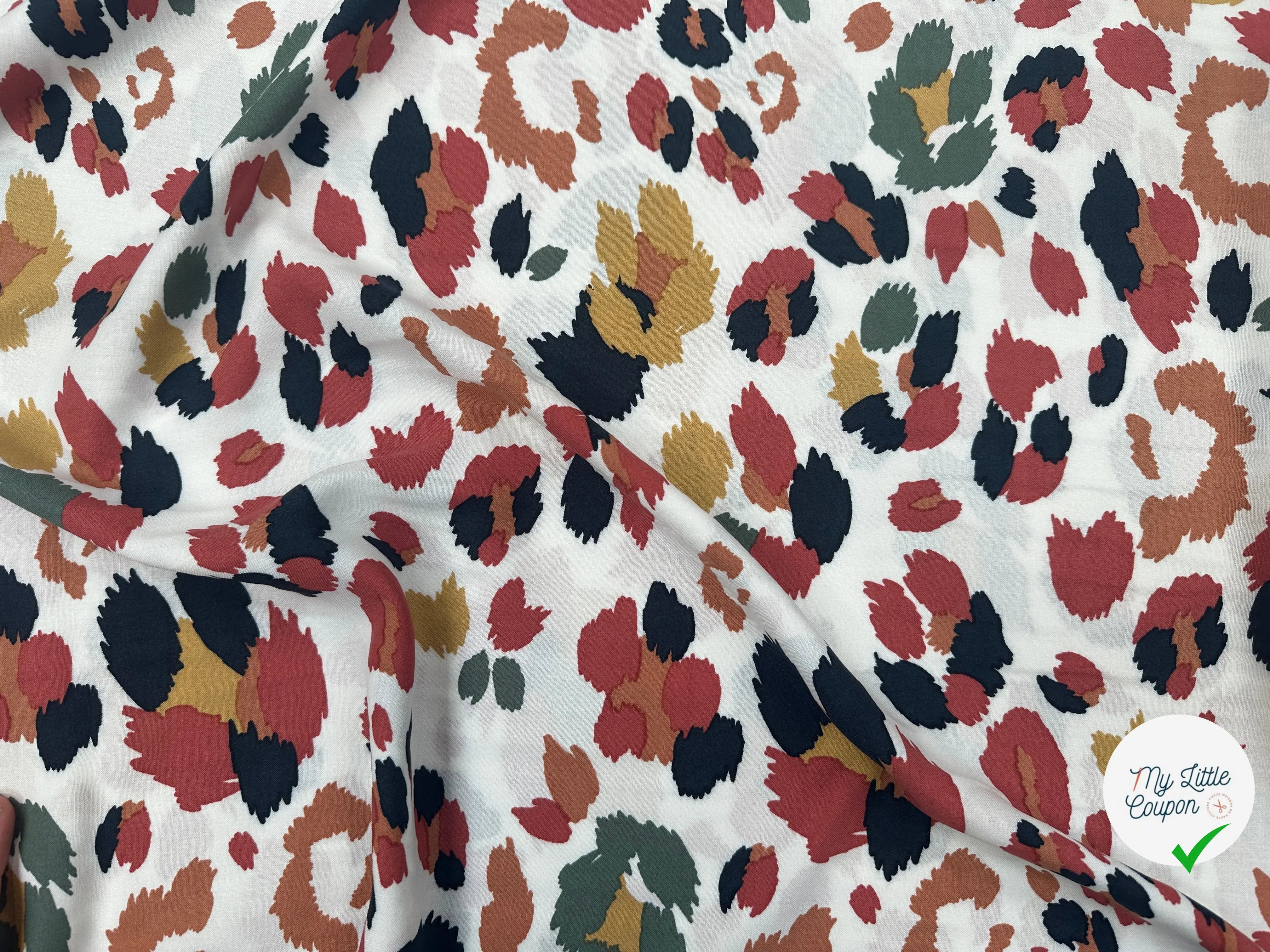 VISCOSE TACHE ANIMAL COULEUR AUTOMNE MLC INTERN