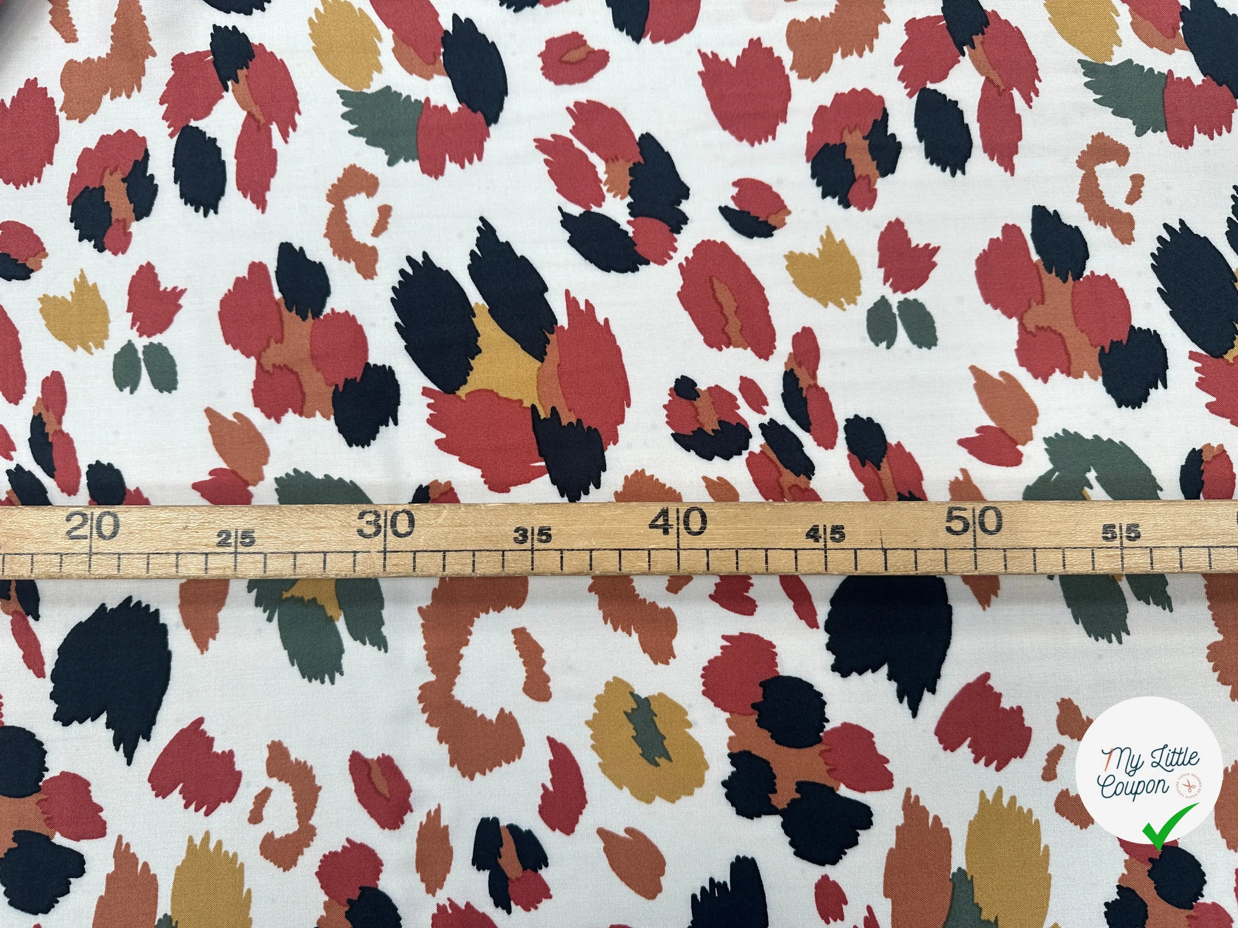 VISCOSE TACHE ANIMAL COULEUR AUTOMNE MLC INTERN