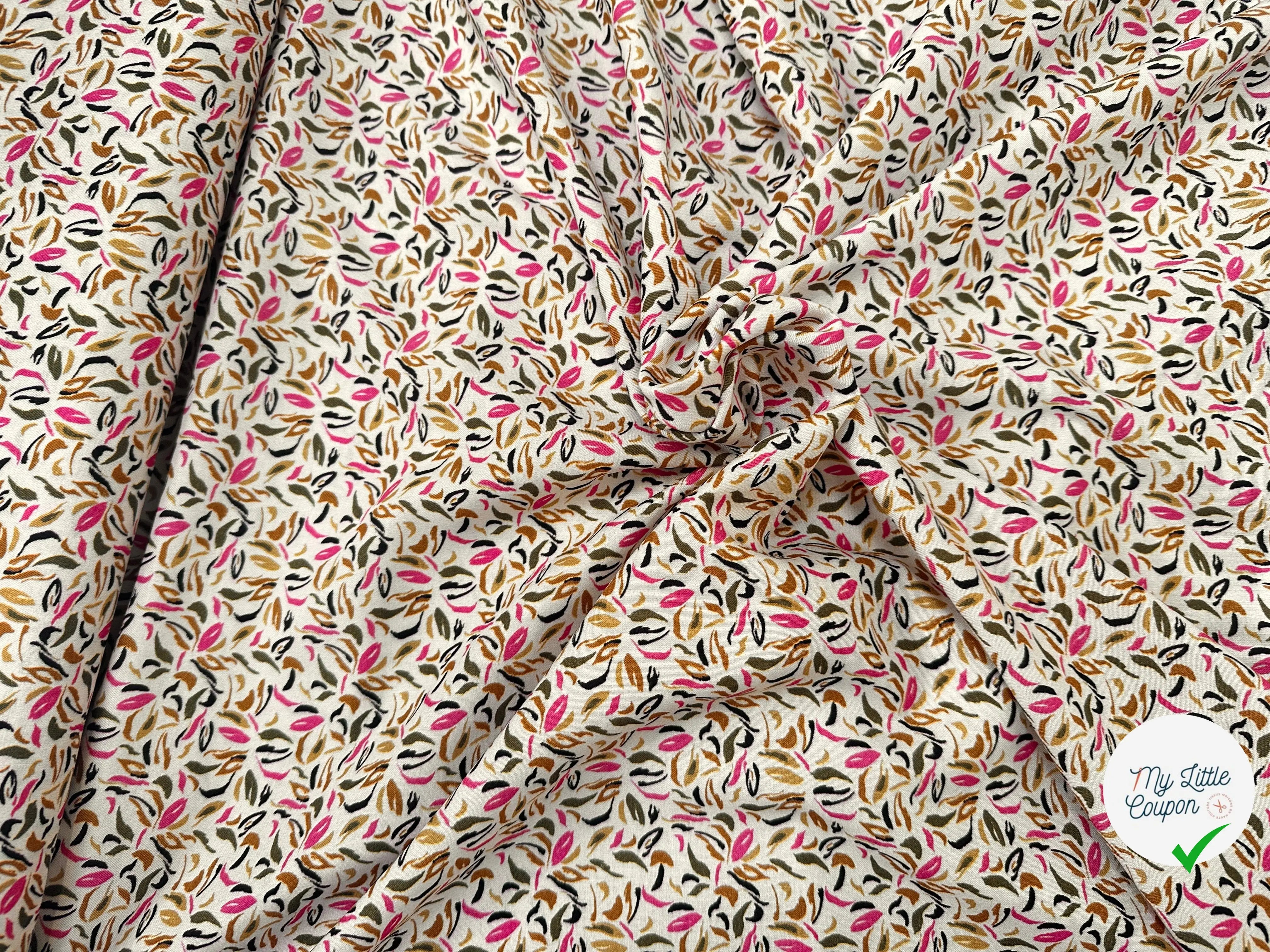 VISCOSE TEREZA ECRU / ROSE 1UNUM D7X 150Â - My Little Coupon