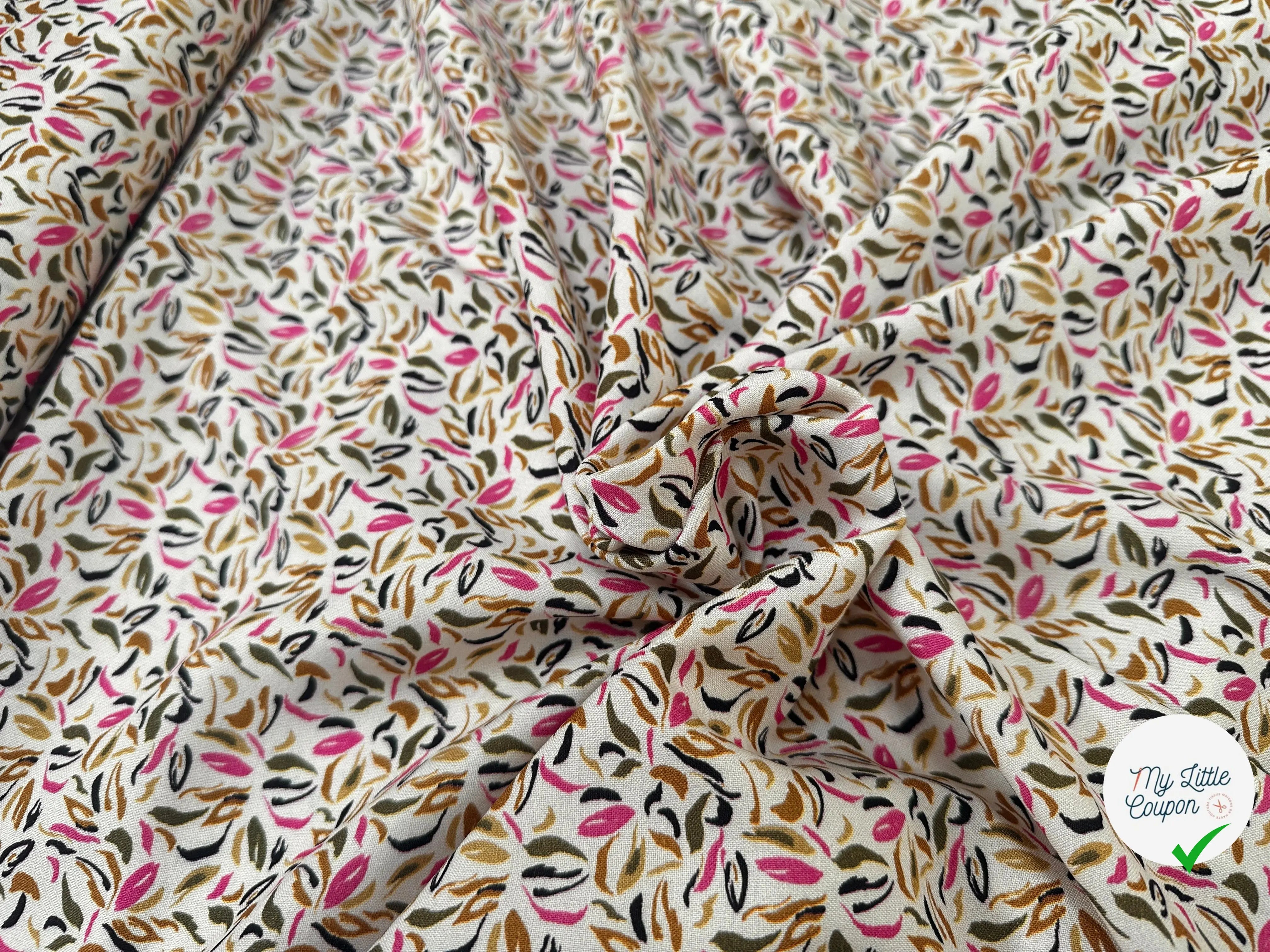 VISCOSE TEREZA ECRU / ROSE 1UNUM D7X 150Â - My Little Coupon