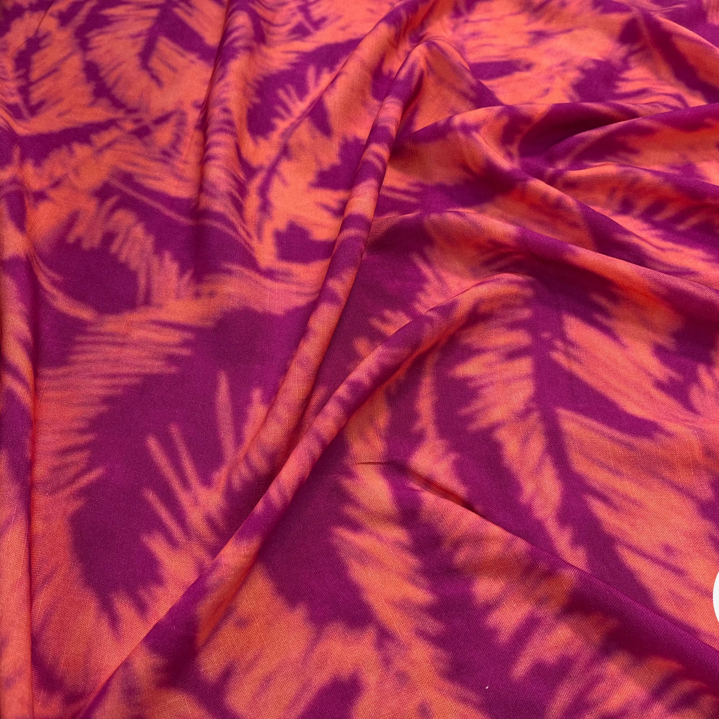 VISCOSE TIE&DYE ROSE&VIOLET - My Little Coupon