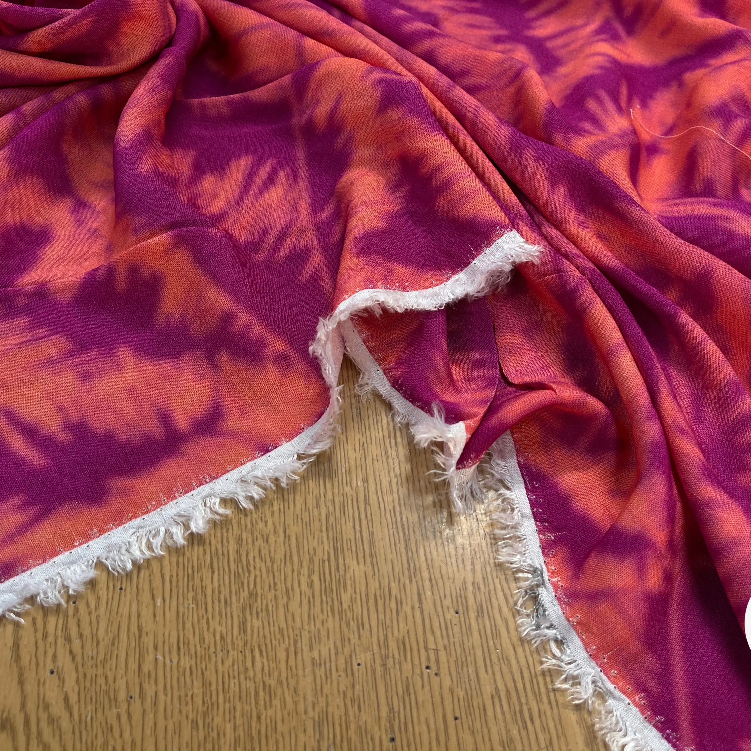 VISCOSE TIE&DYE ROSE&VIOLET - My Little Coupon