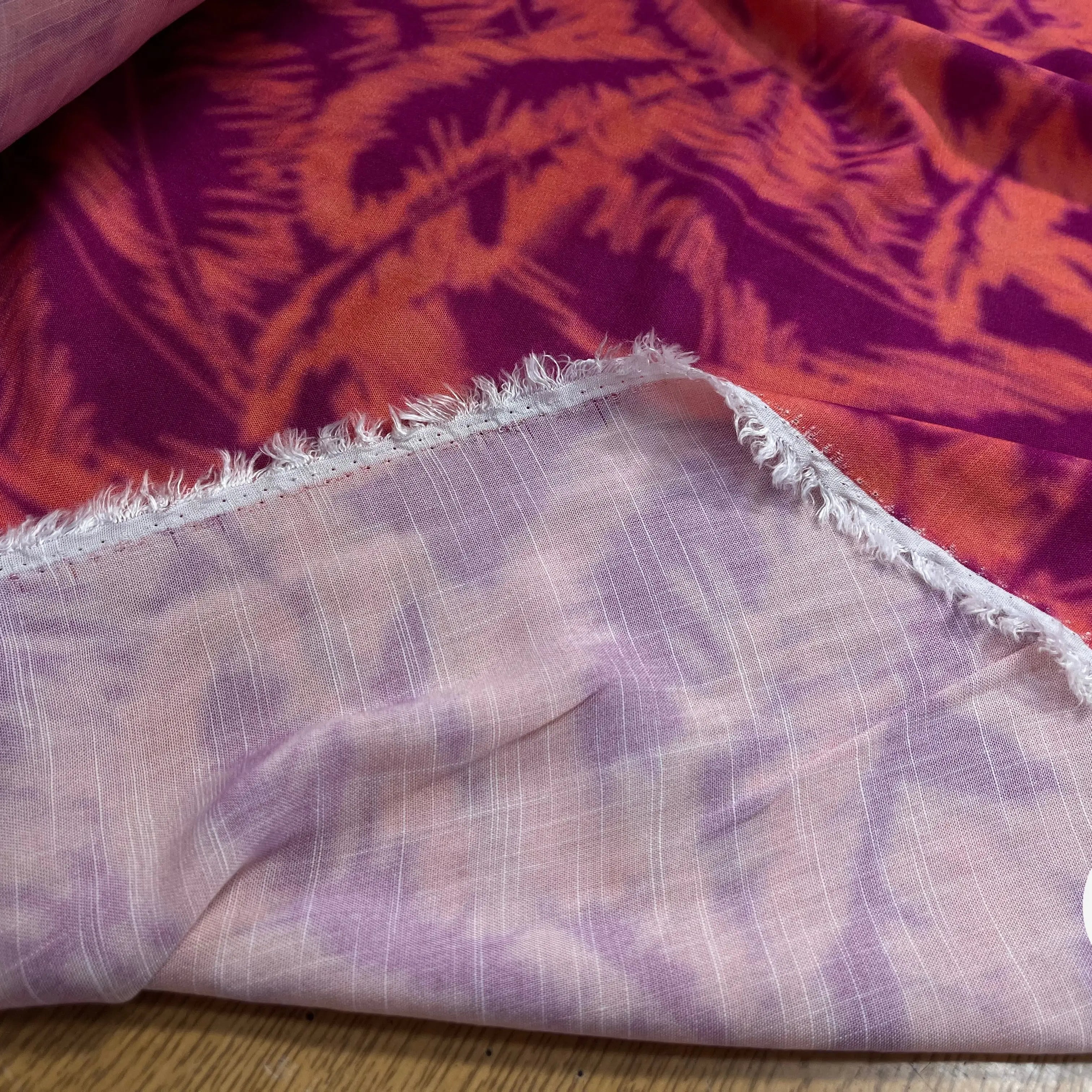 VISCOSE TIE&DYE ROSE&VIOLET - My Little Coupon