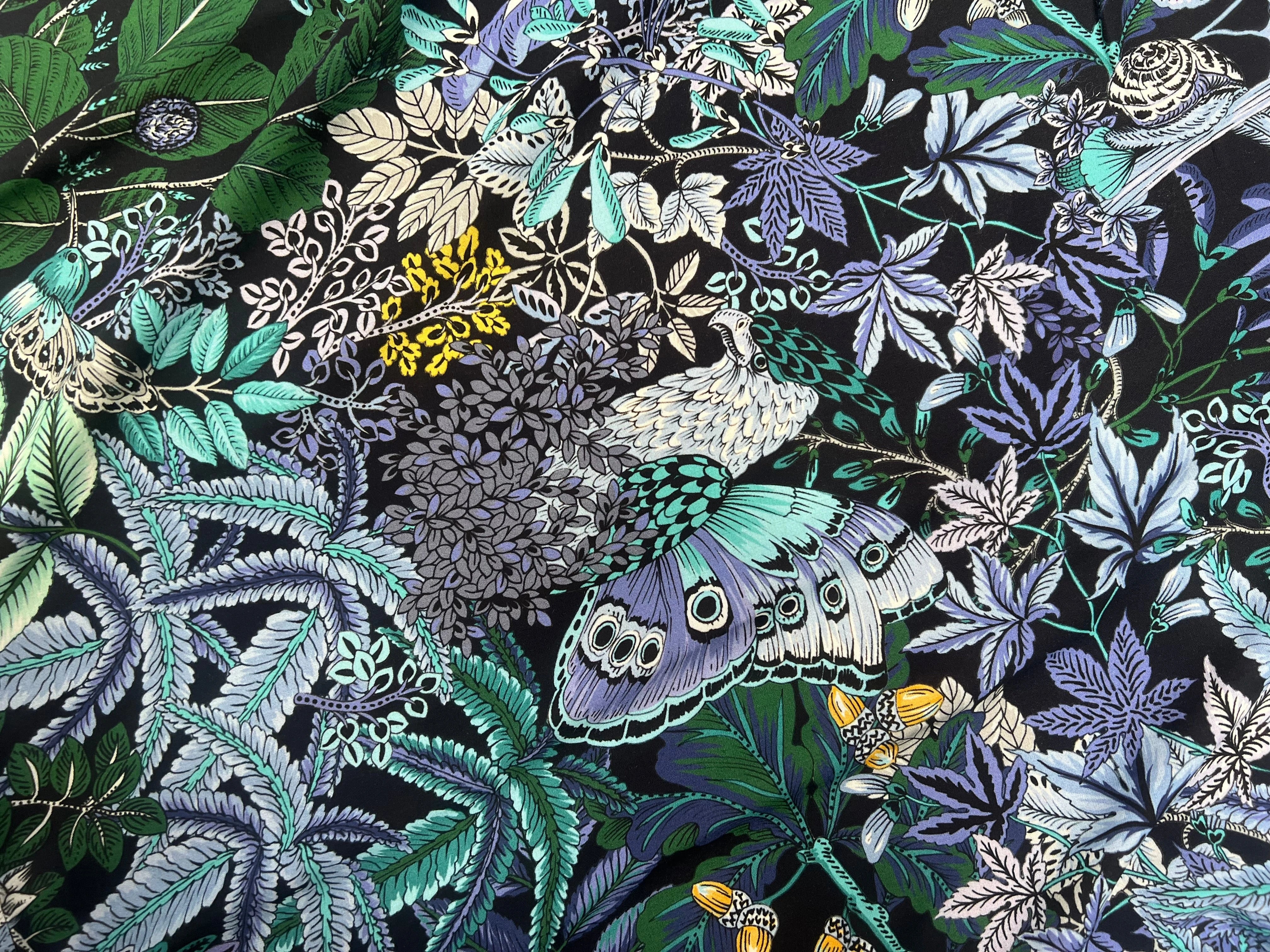 VISCOSE TOUTE DOUCE STRETCH IMPRIMÉE EXOTIQUE FLEURI ANIMALIER - My Little Coupon