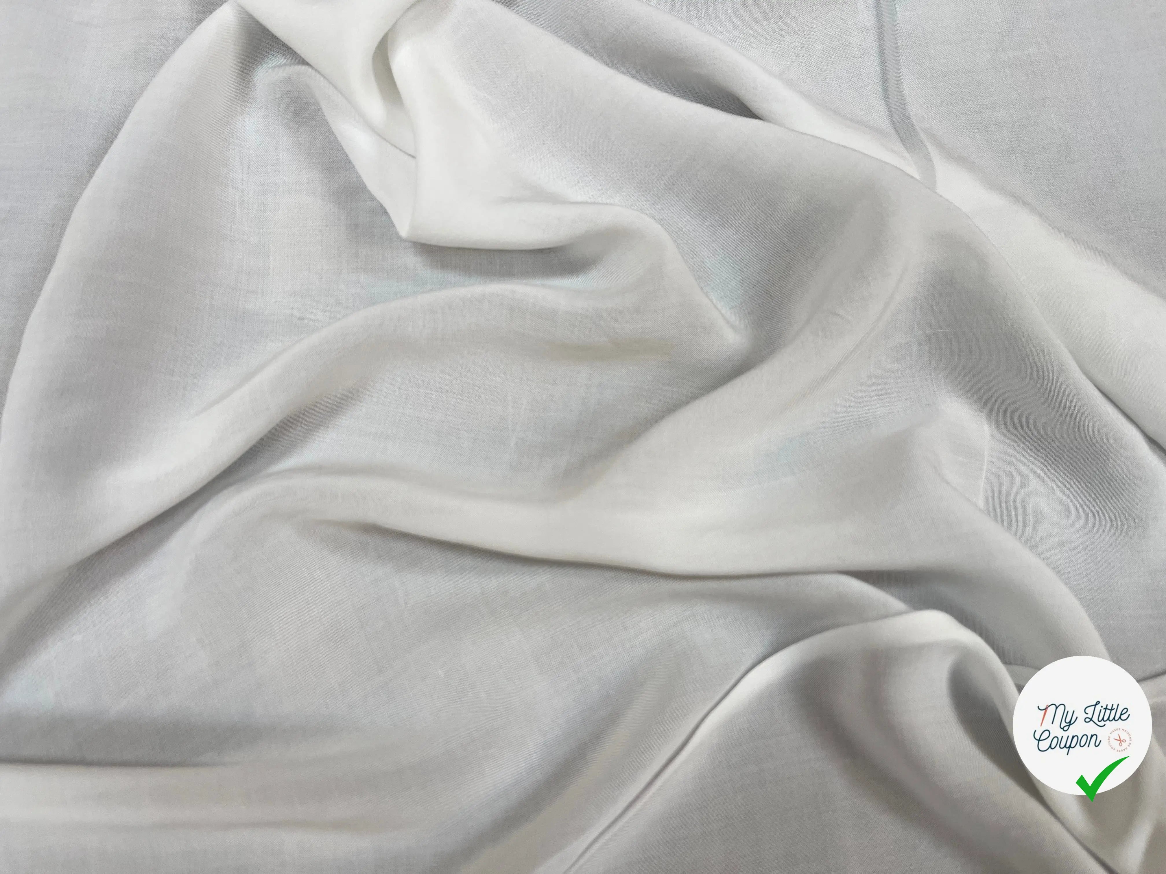 VISCOSE UNIE BLANCHE - My Little Coupon