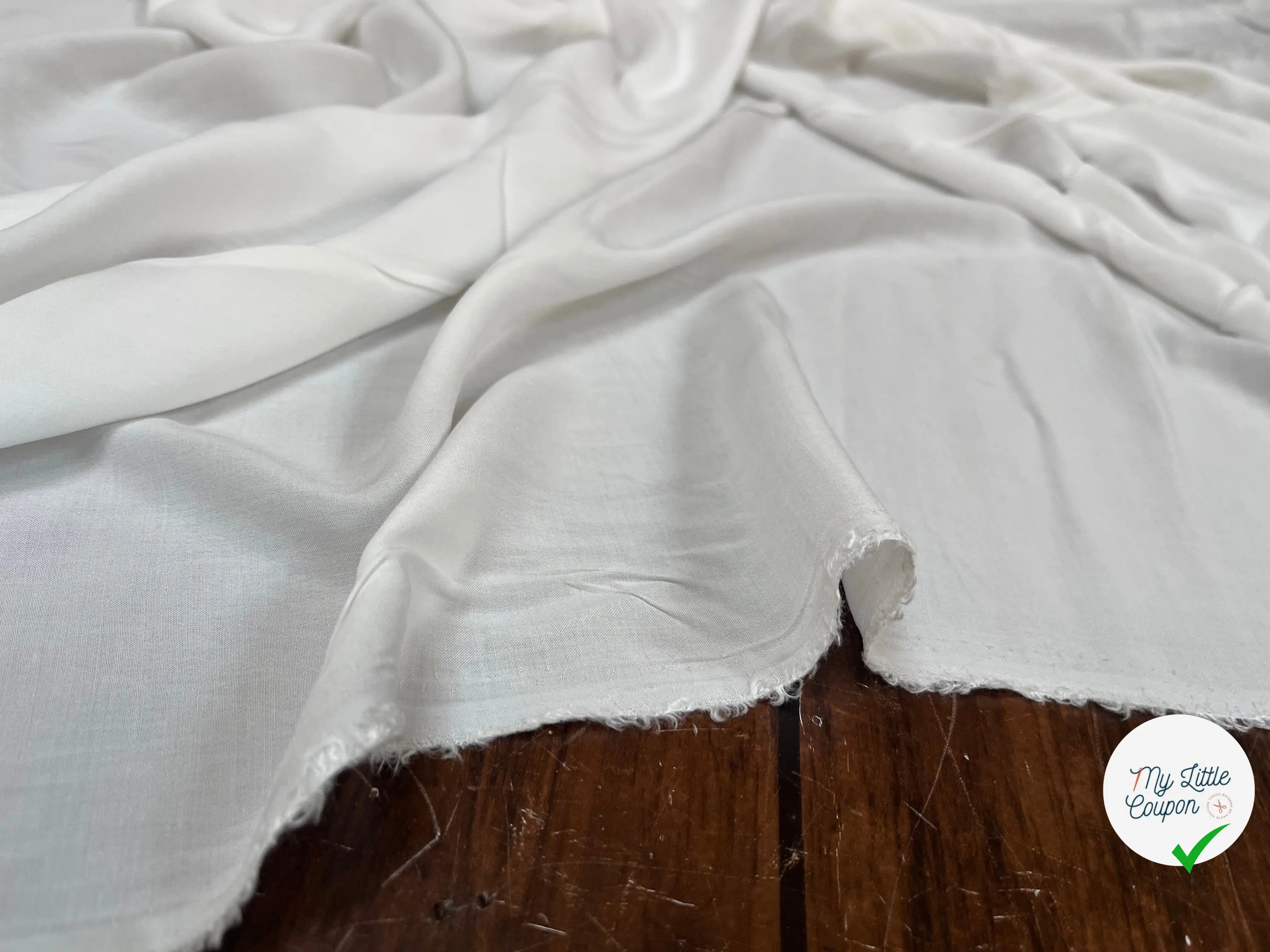 VISCOSE UNIE BLANCHE - My Little Coupon