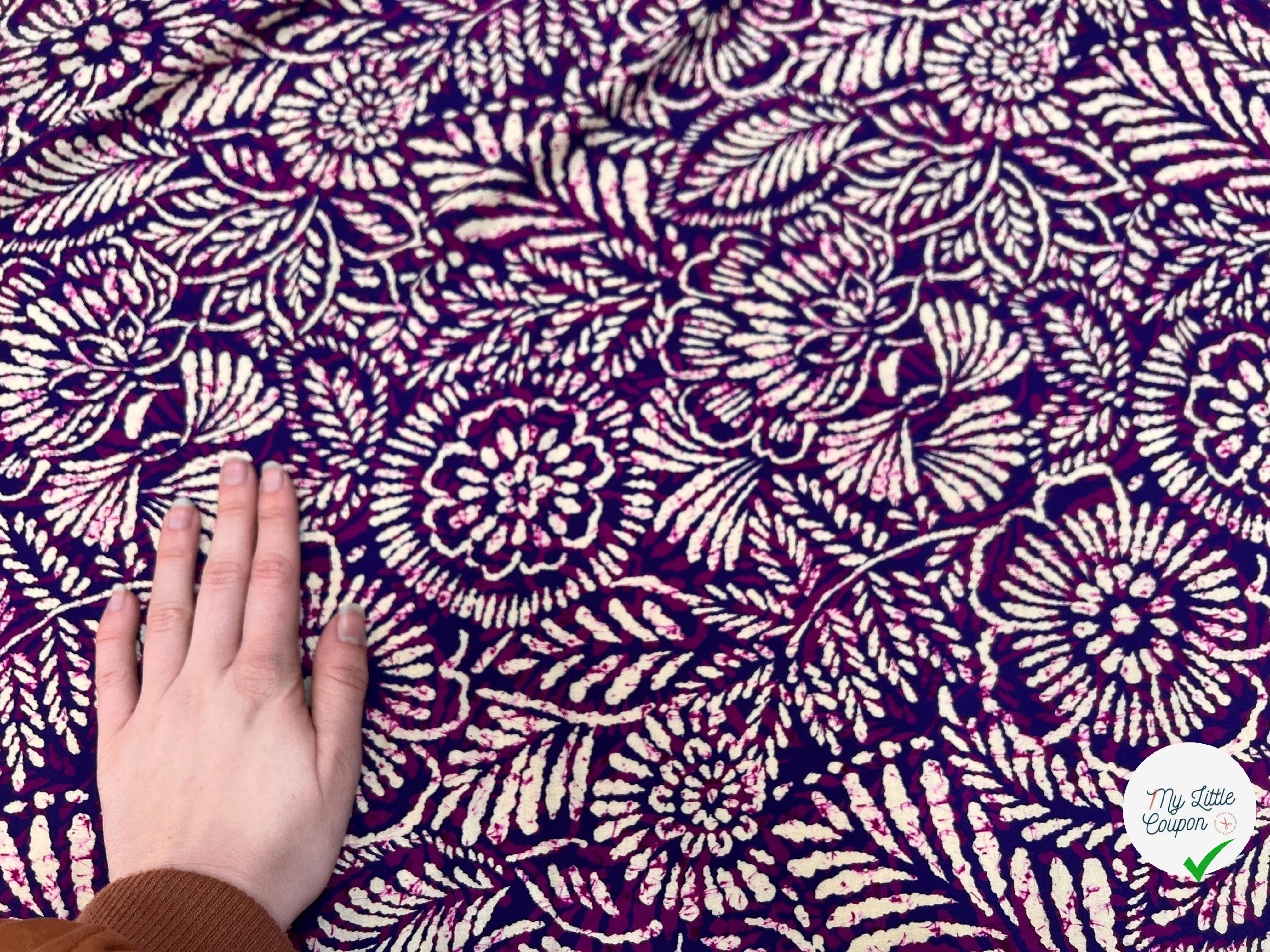 VISCOSE VIOLETTA VIOLET 140 CM - My Little Coupon