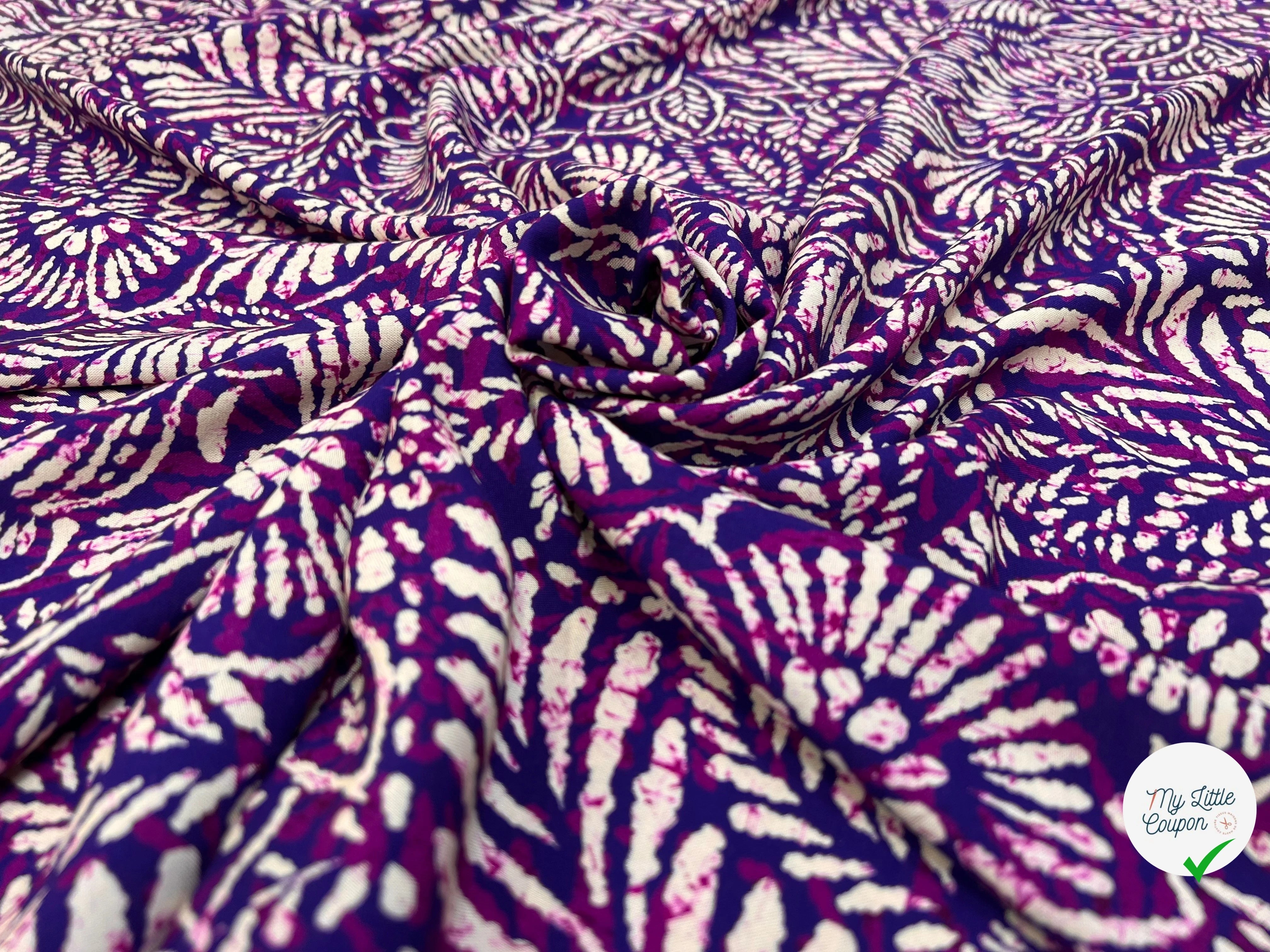 VISCOSE VIOLETTA VIOLET 140 CM - My Little Coupon