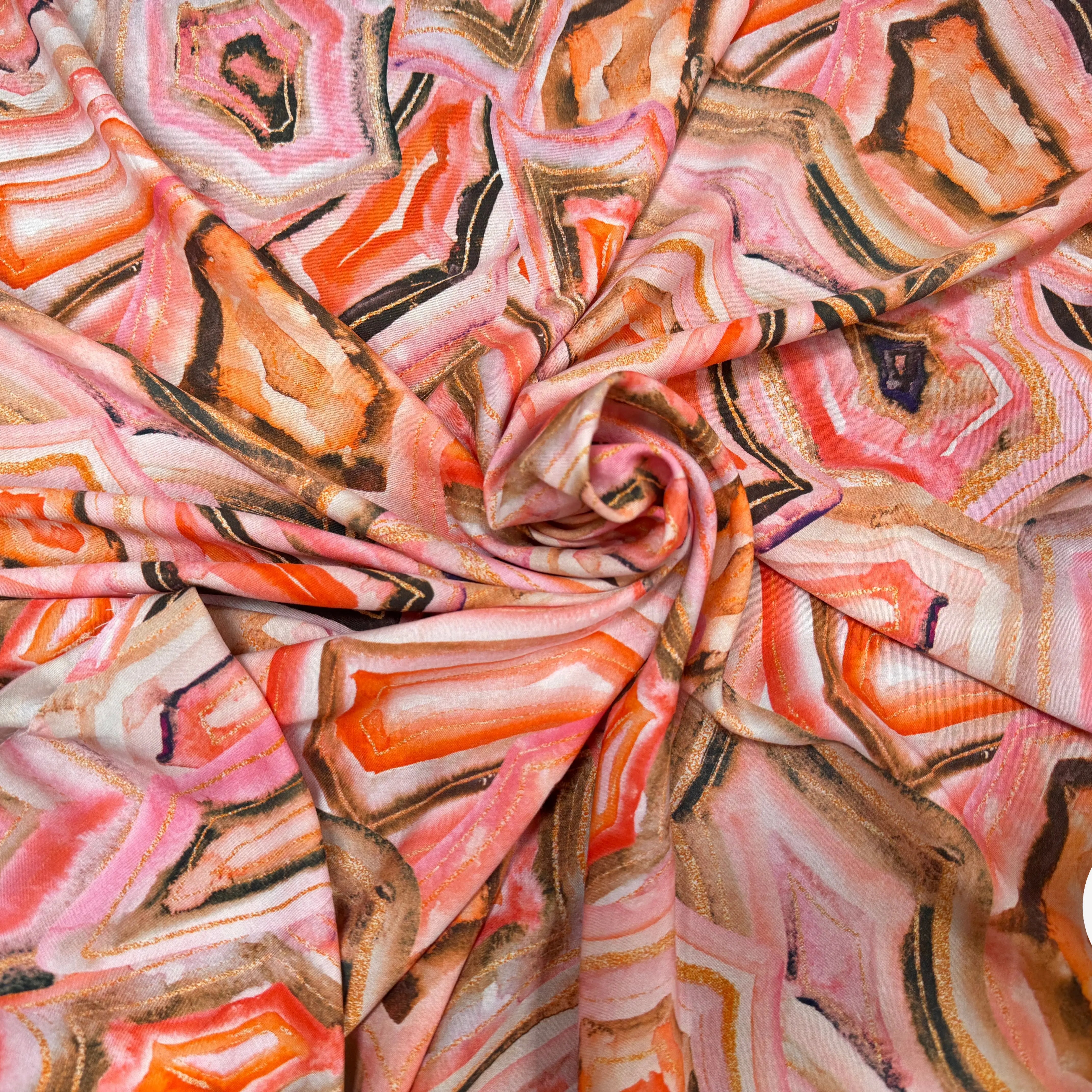 VISCOSE WOVEN DIGITAL STYLEZ GEOMETRIC - My Little Coupon