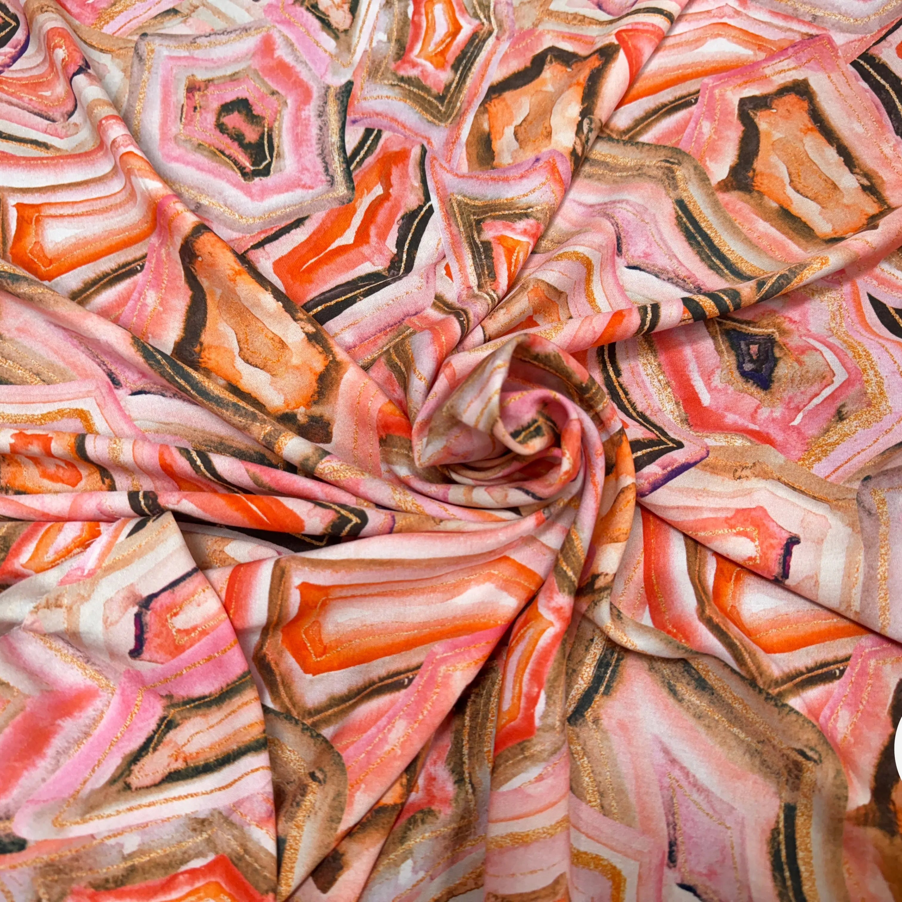 VISCOSE WOVEN DIGITAL STYLEZ GEOMETRIC - My Little Coupon