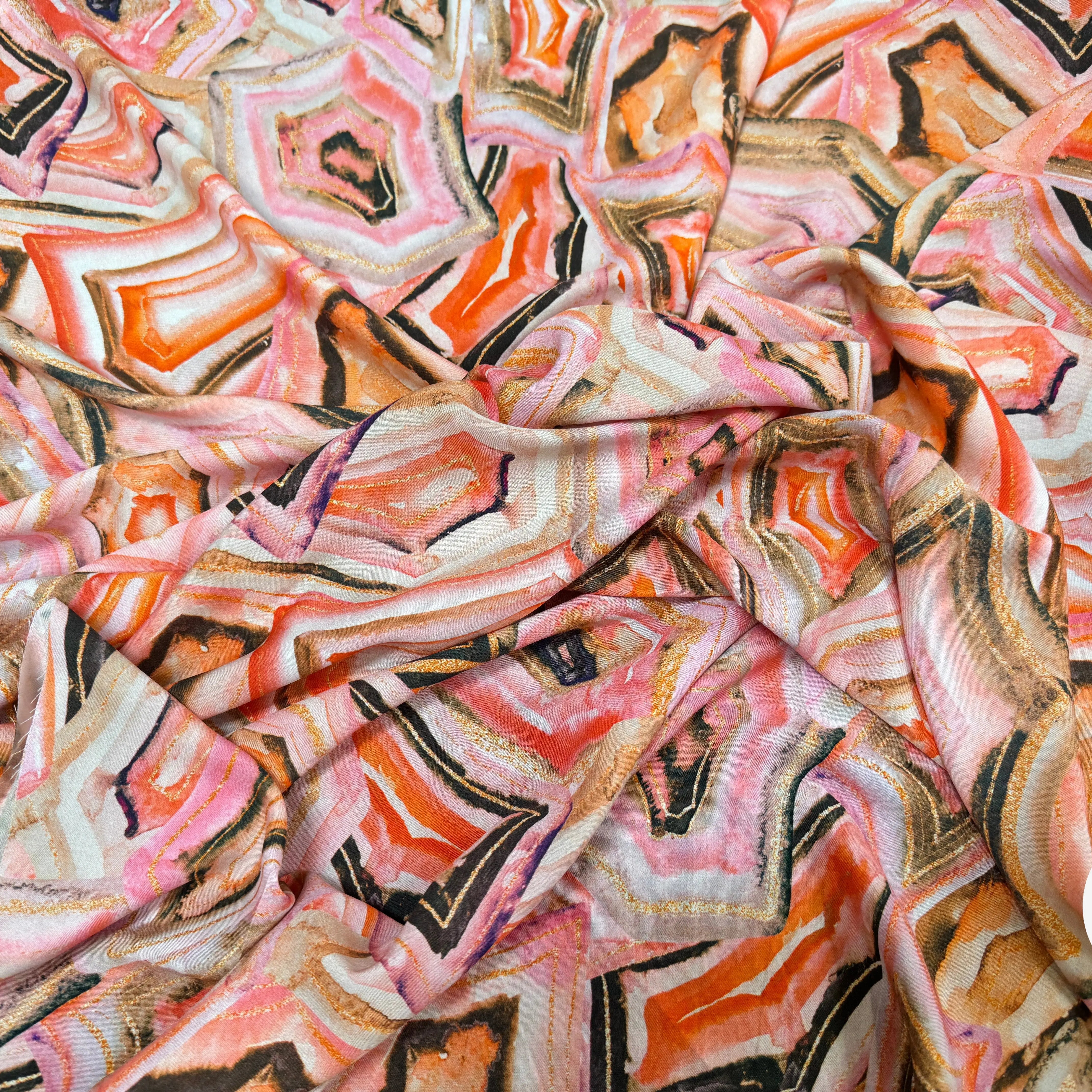 VISCOSE WOVEN DIGITAL STYLEZ GEOMETRIC - My Little Coupon