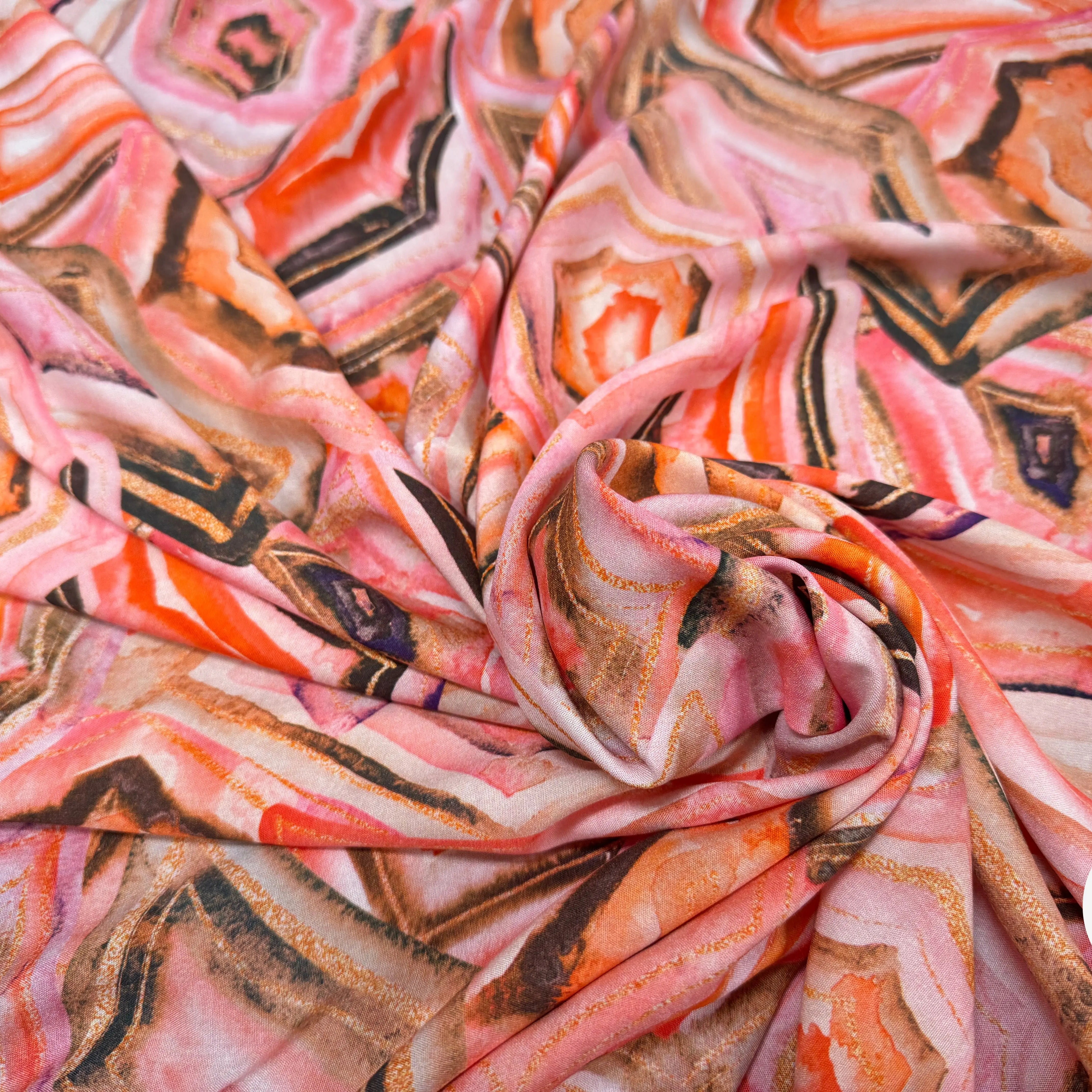 VISCOSE WOVEN DIGITAL STYLEZ GEOMETRIC - My Little Coupon