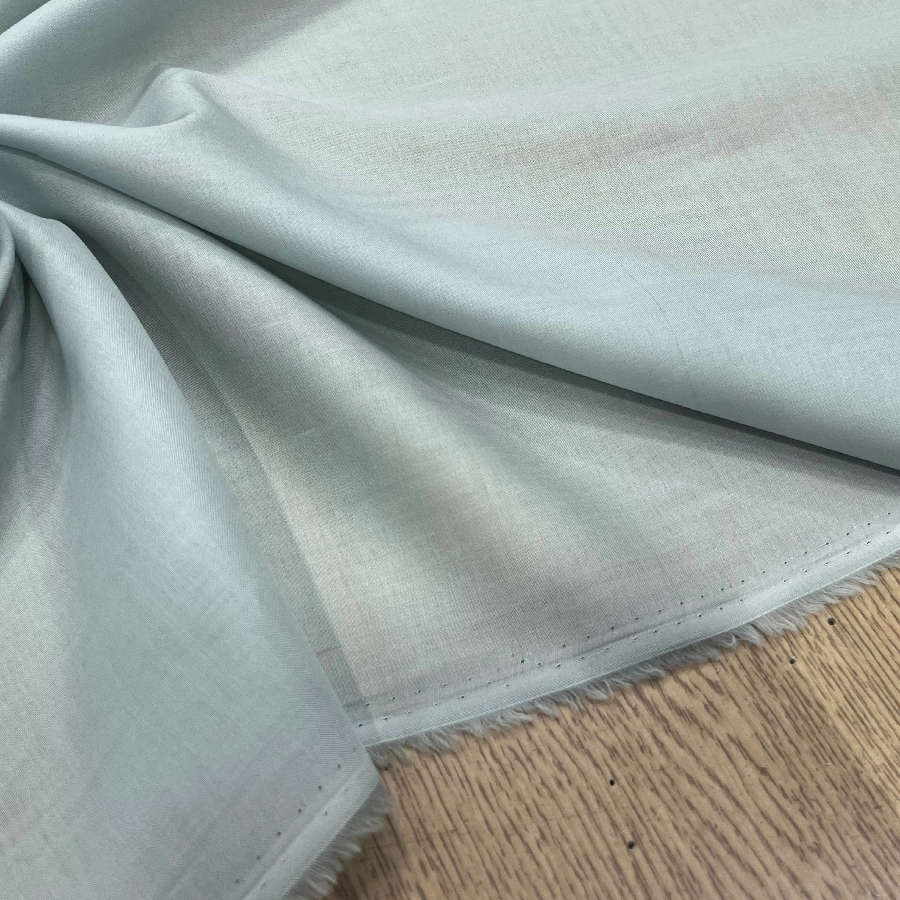 VOILE DE COTON 100% COTON BLEU VERT - My Little Coupon