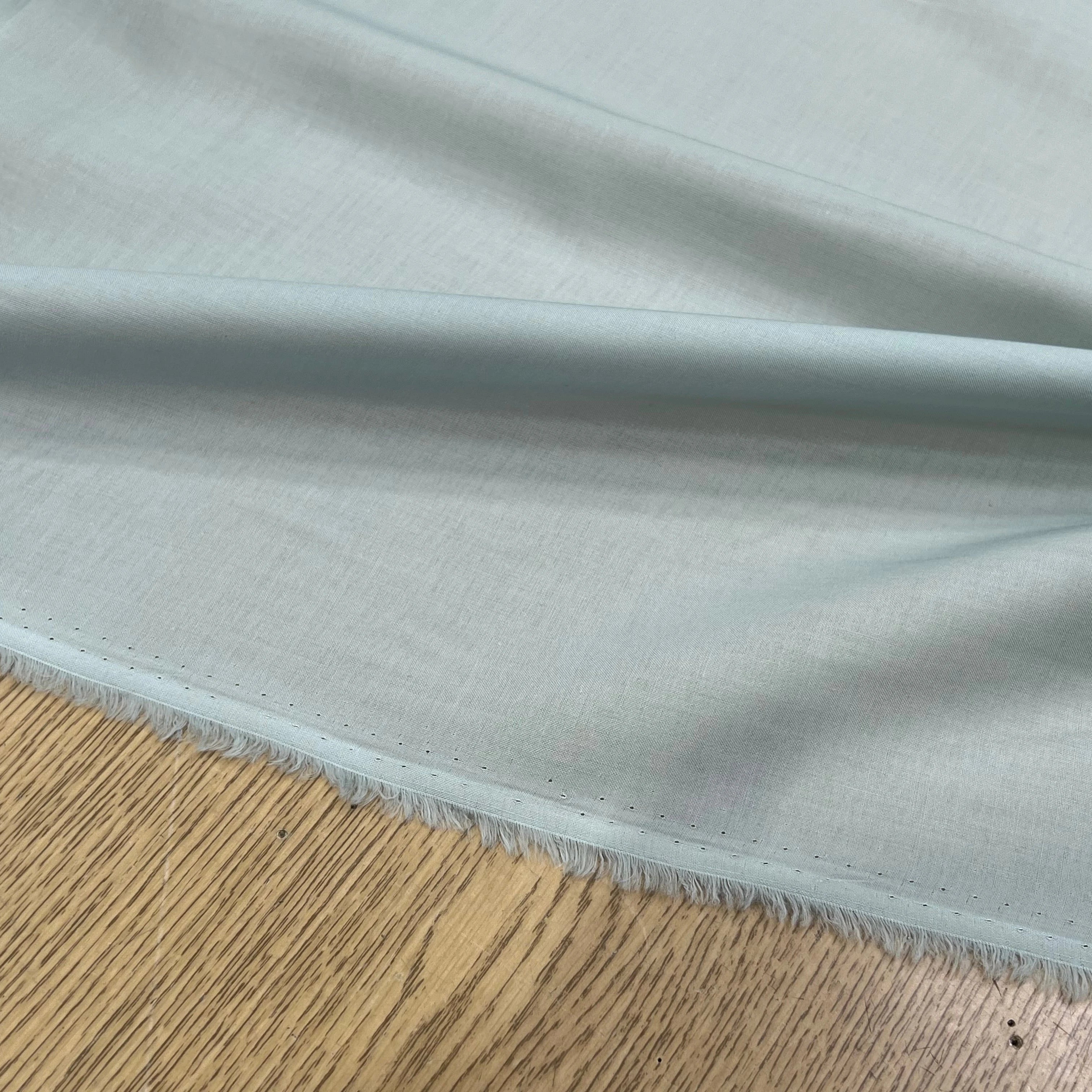 VOILE DE COTON 100% COTON BLEU VERT - My Little Coupon