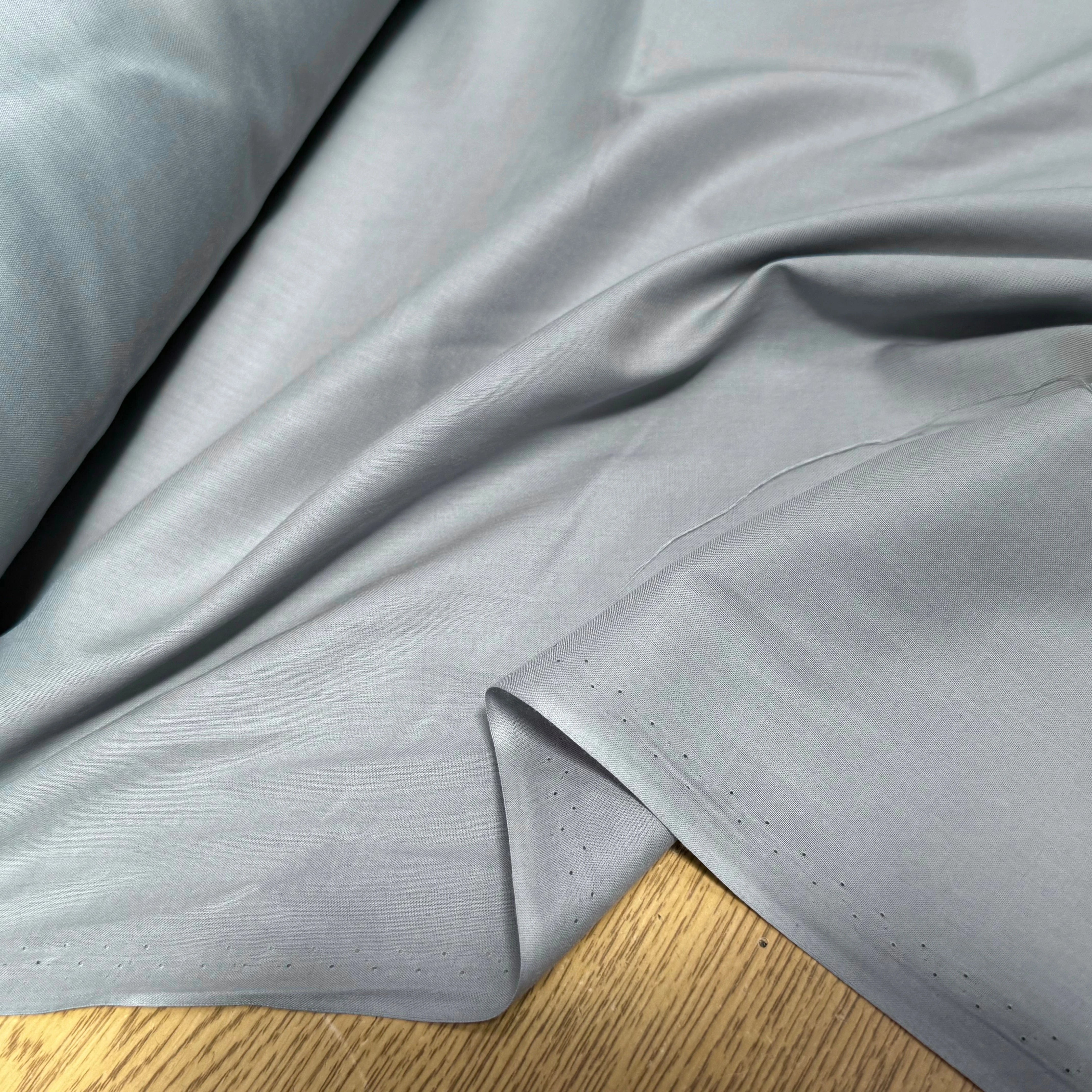 VOILE DE COTON BEAU BLEU DRAGÉE - My Little Coupon