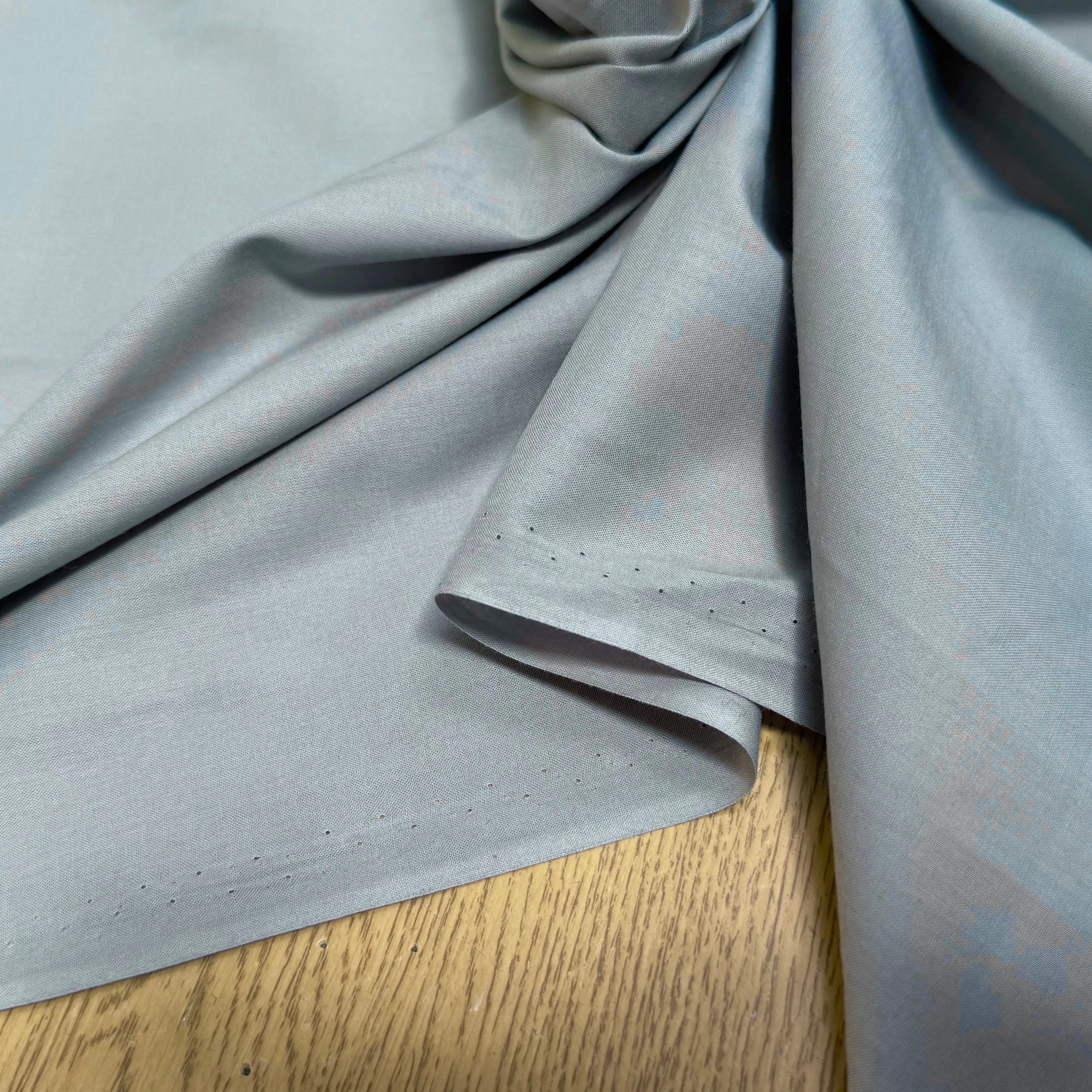 VOILE DE COTON BEAU BLEU DRAGÉE - My Little Coupon