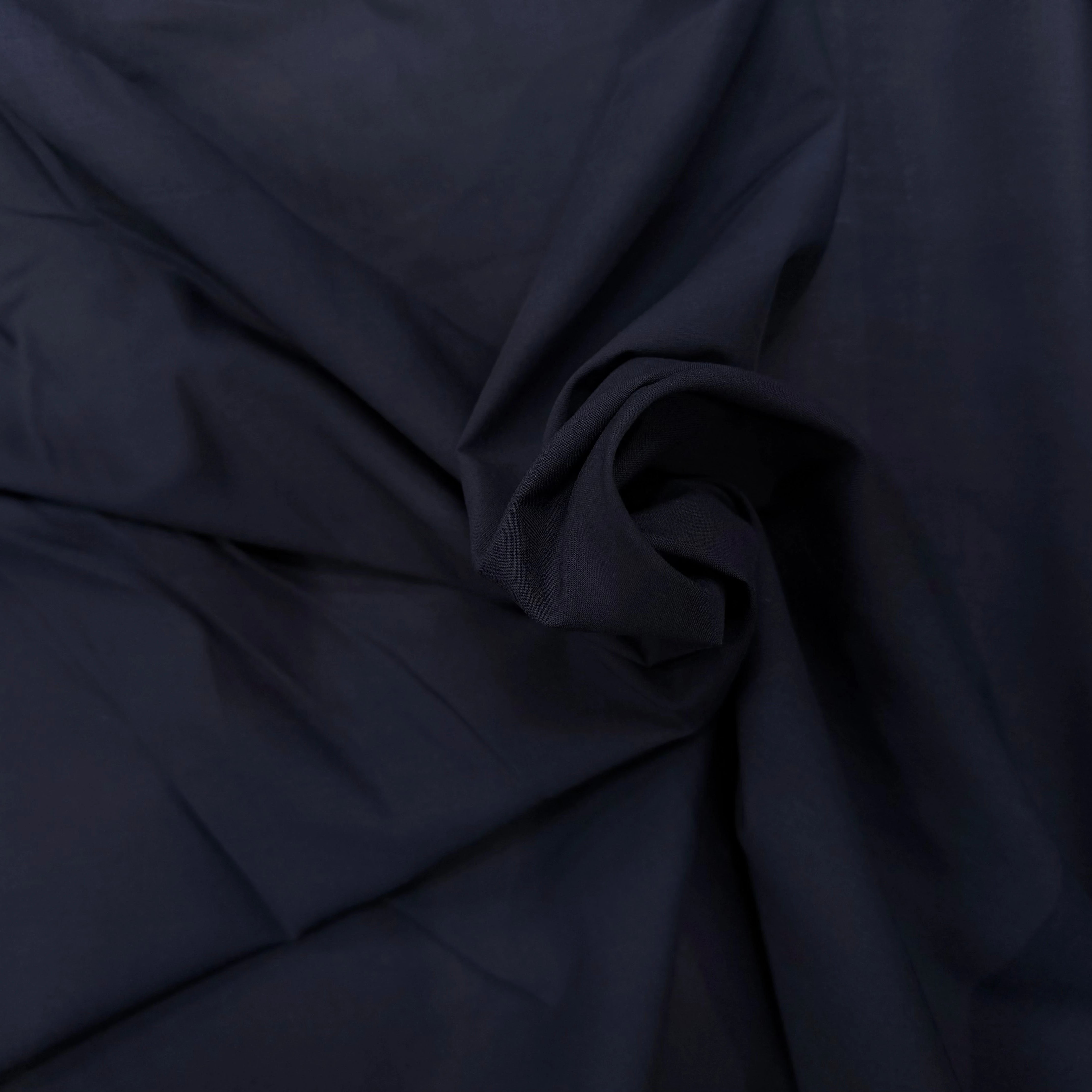 VOILE DE COTON BLEU MARINE - My Little Coupon