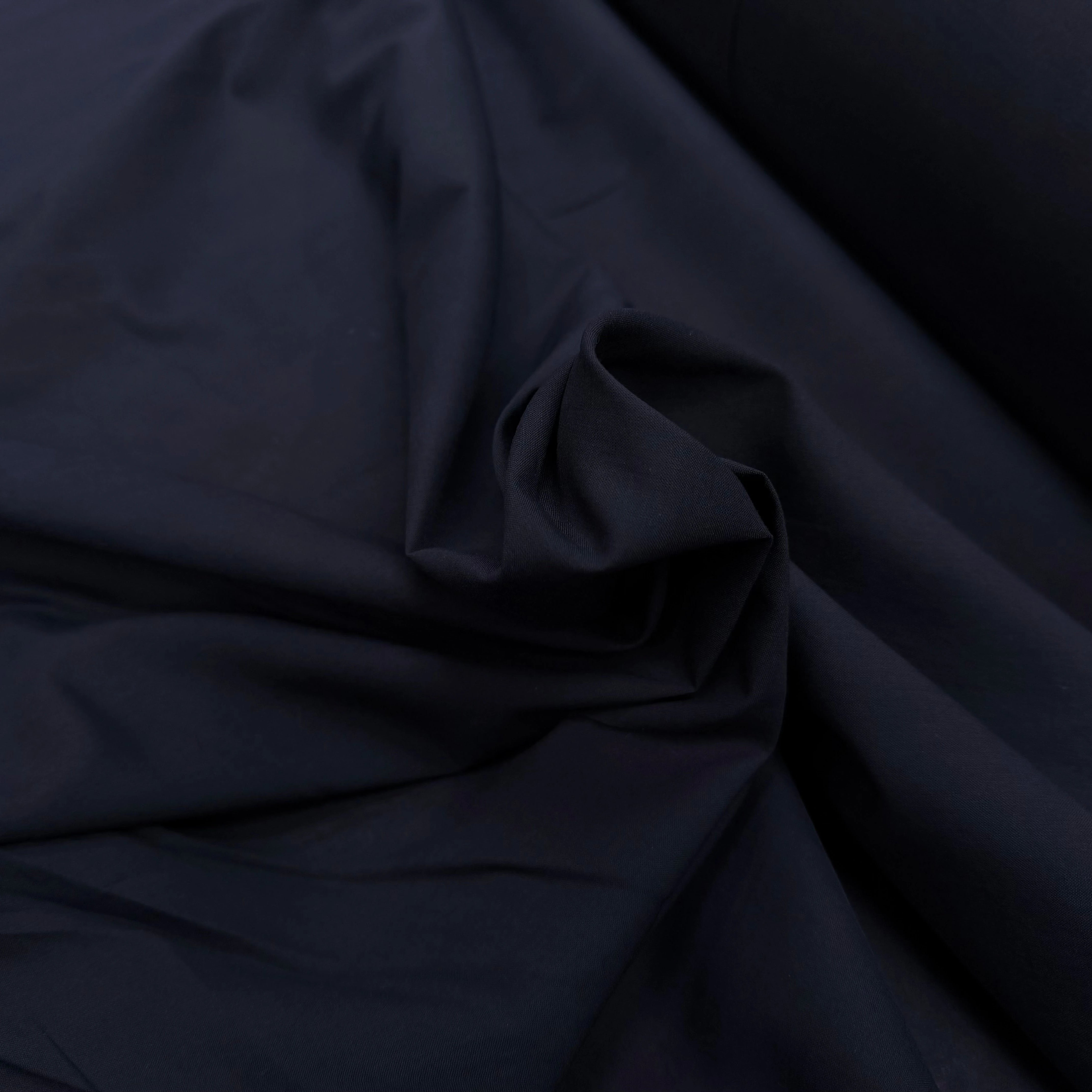 VOILE DE COTON BLEU MARINE - My Little Coupon