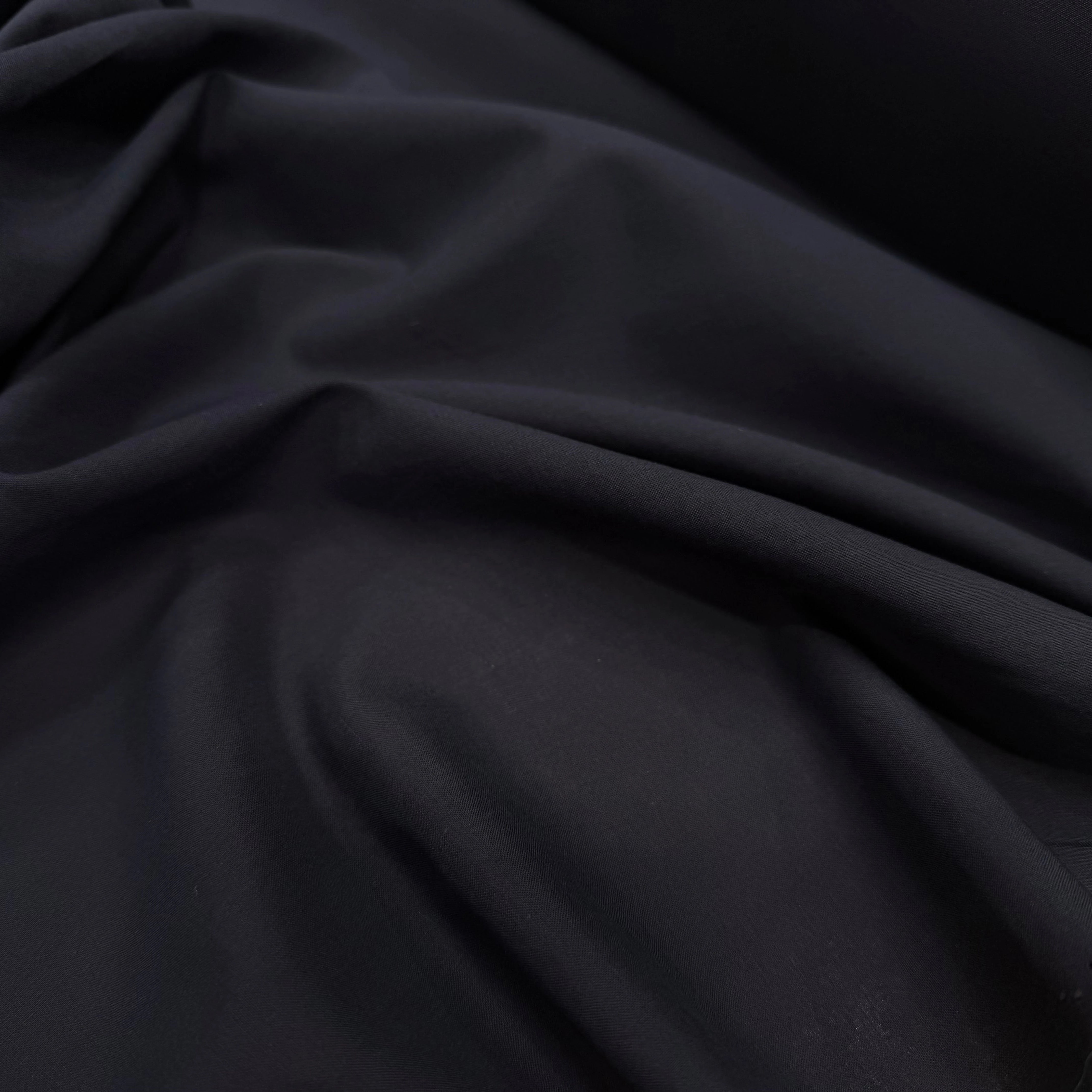 VOILE DE COTON BLEU MARINE - My Little Coupon