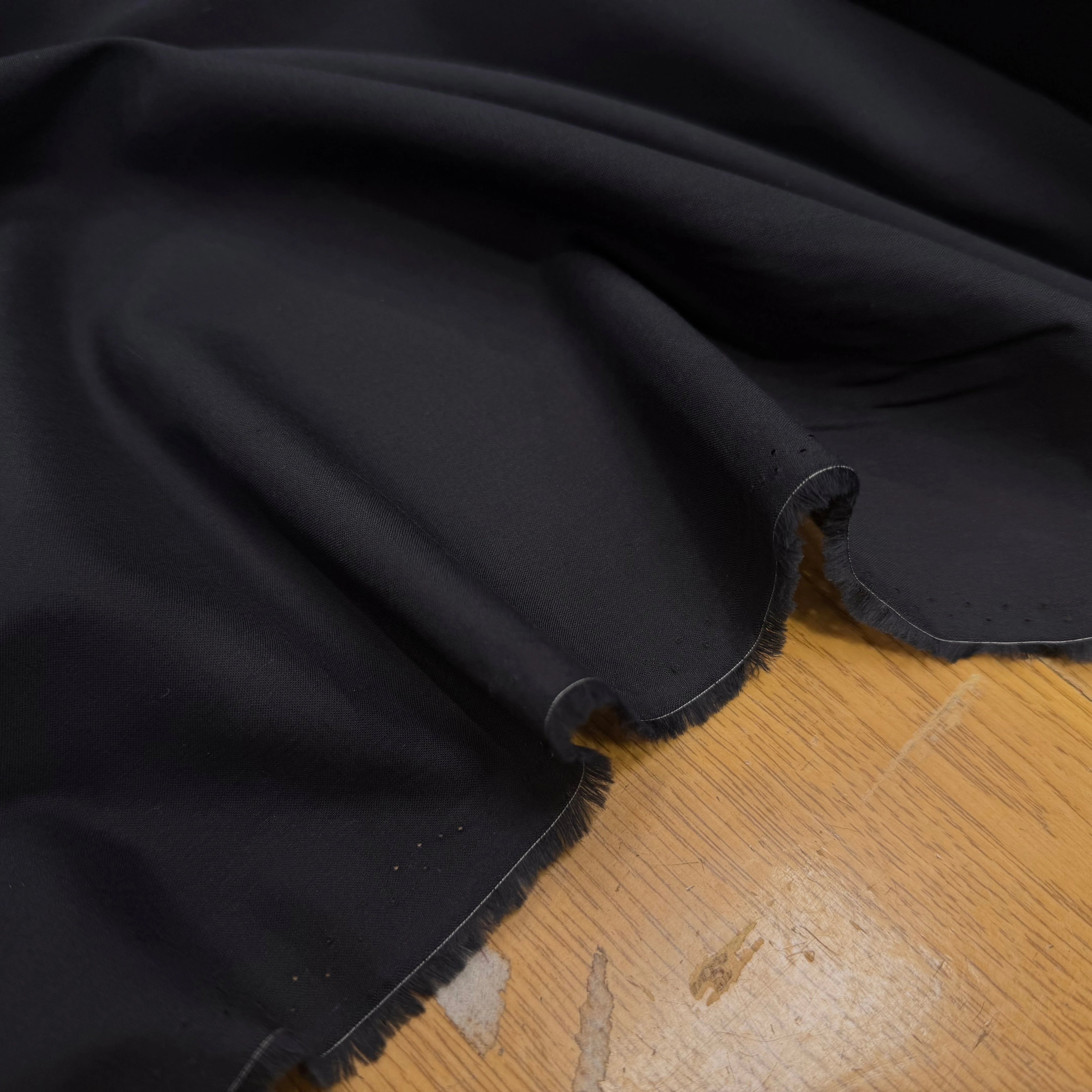 VOILE DE COTON BLEU MARINE - My Little Coupon