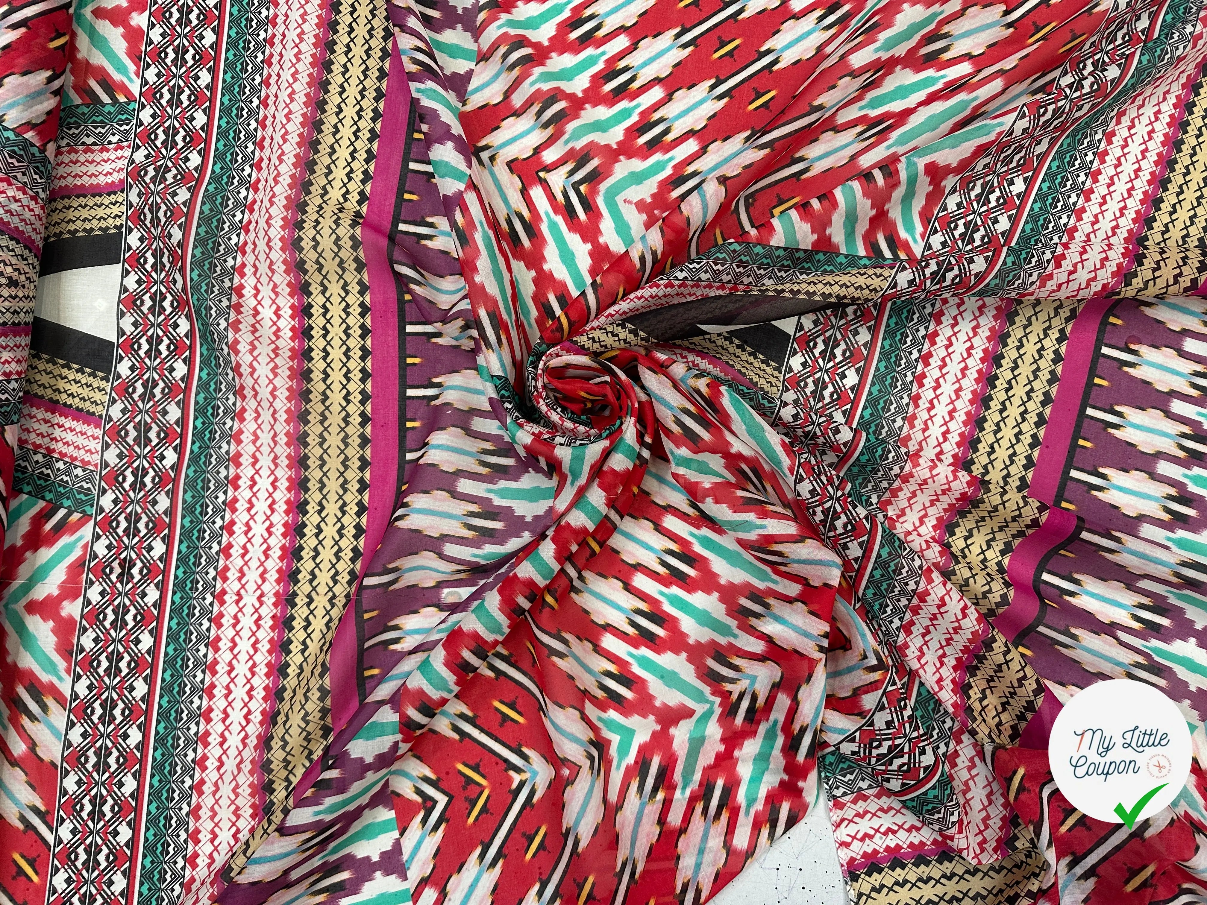 VOILE DE COTON CRĂATEUR (PANNEAUX DE 1m40)Â - My Little Coupon