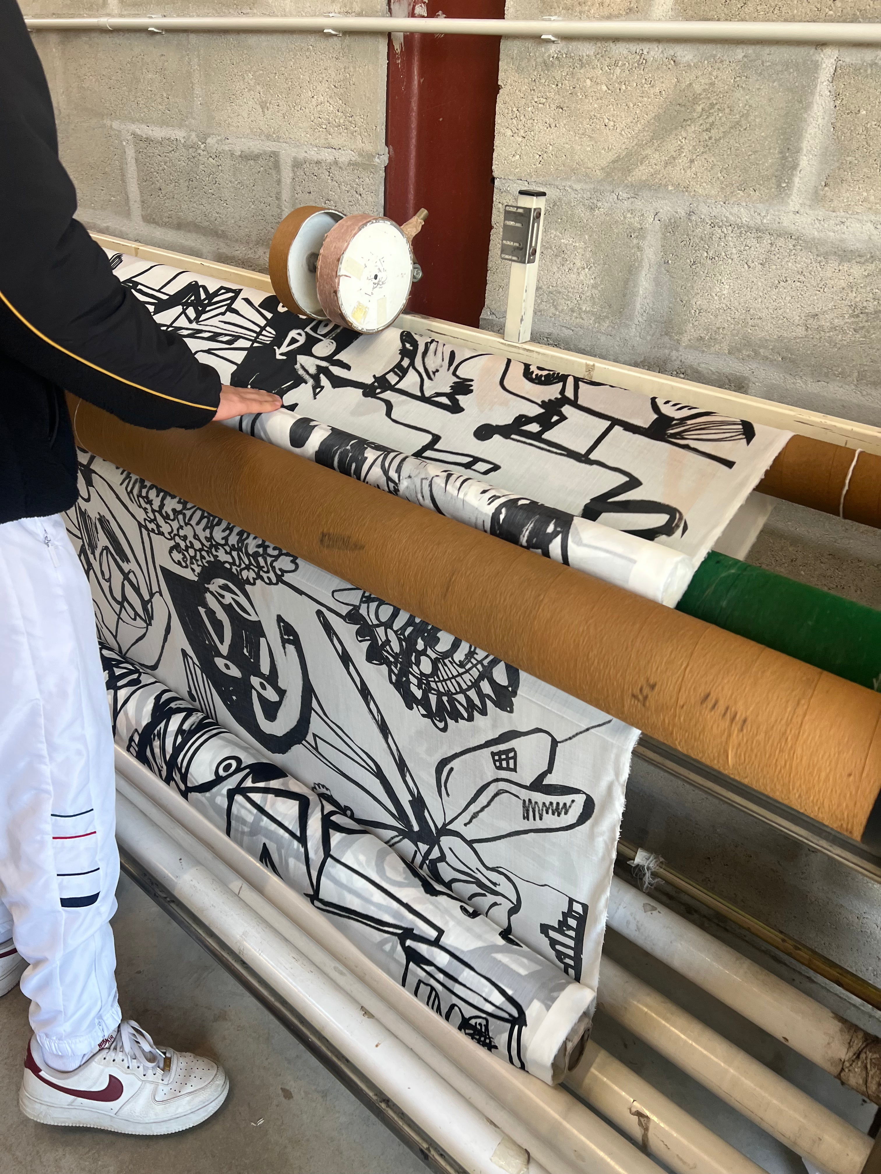 VOILE DE COTON DESSIN D'ENFANTS PRODIGEÂ - My Little Coupon