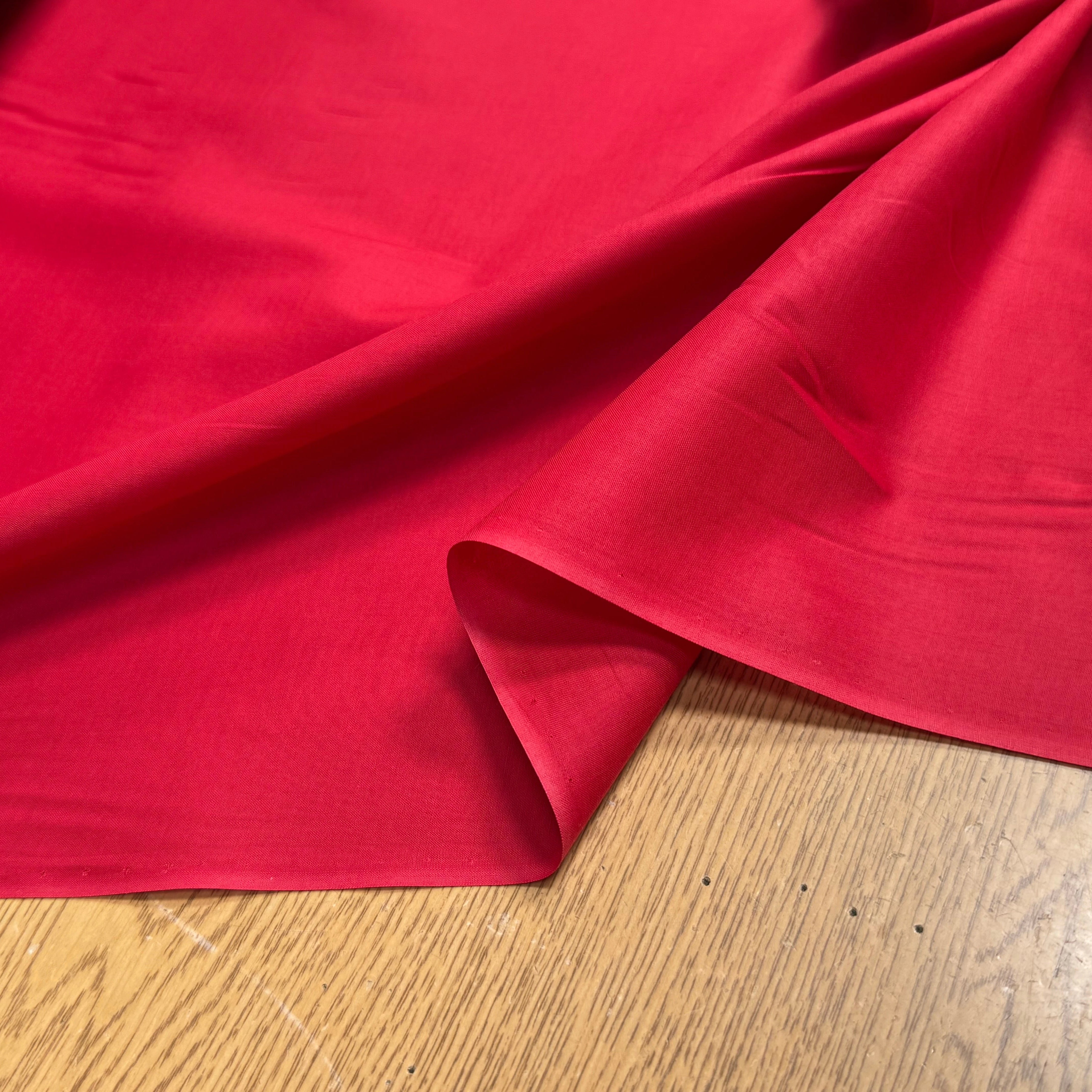 VOILE DE COTON DOUX ULTRA CHIC ROUGE - My Little Coupon